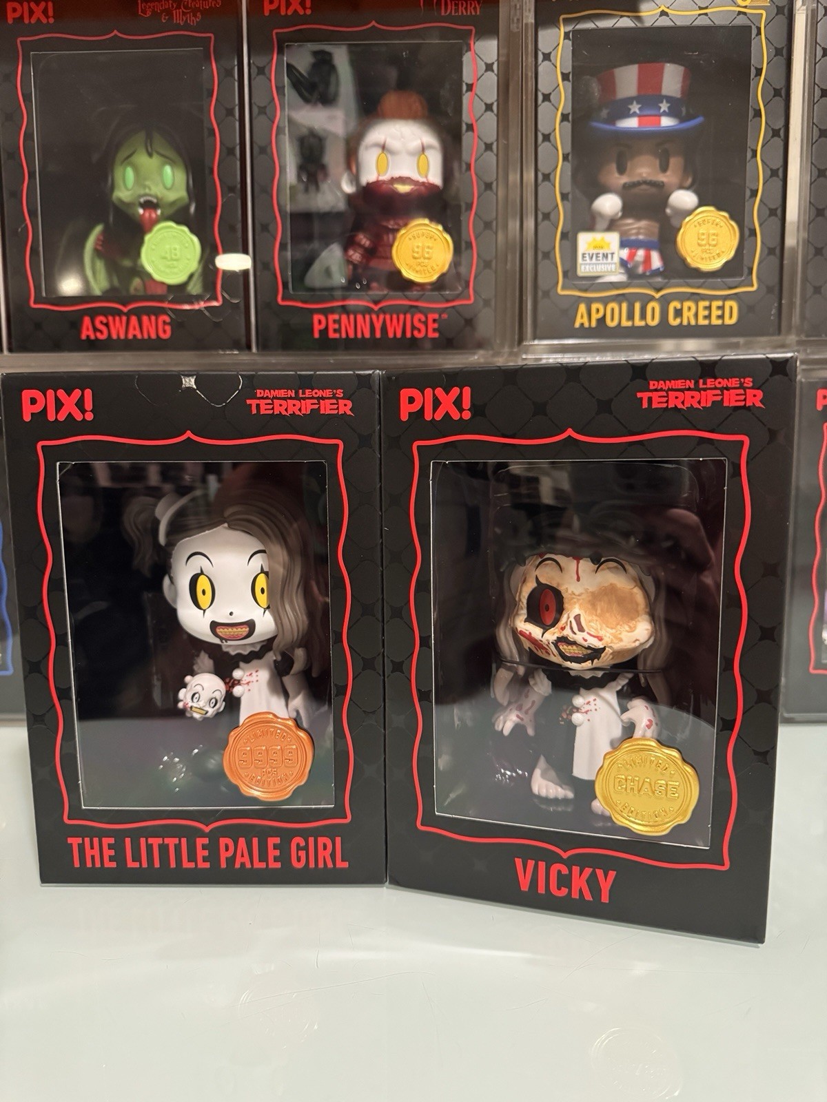 Thrilljoy PIX Terrifier Little Pale Girl & Vicky Chase Limited Edition Thrilljoy PIX Terrifier Little Pale Girl & Vicky Chase Limited Edition