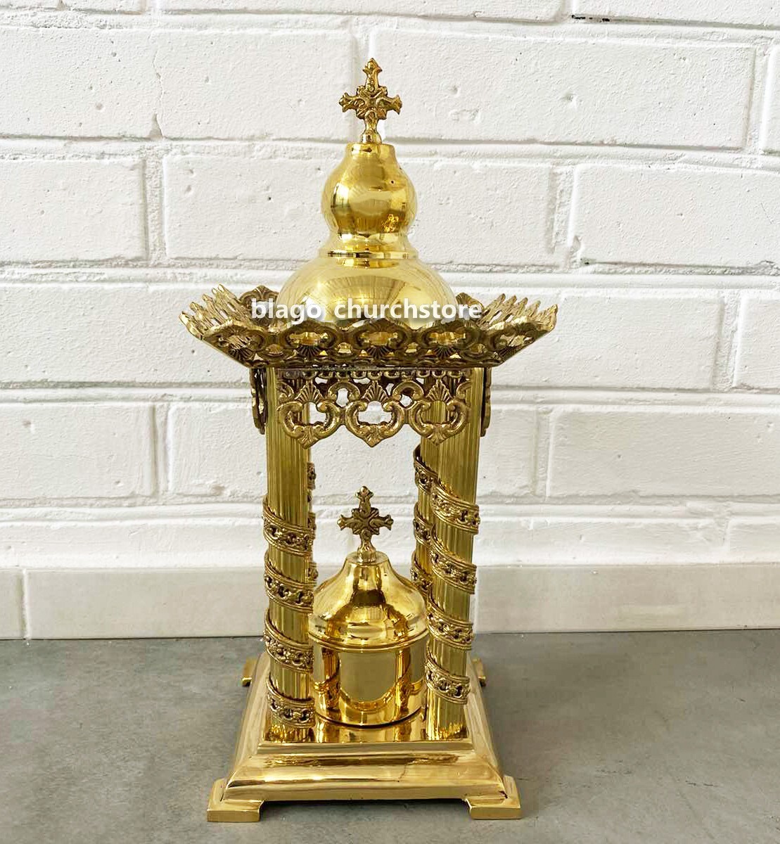 Church Altar Holy Table Tabernacle Religious Brass Casting Orthodox 13.78\