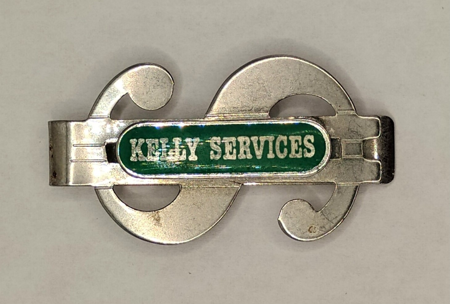 Vintage Kelly Services Money Clip Vintage Kelly Services Money Clip