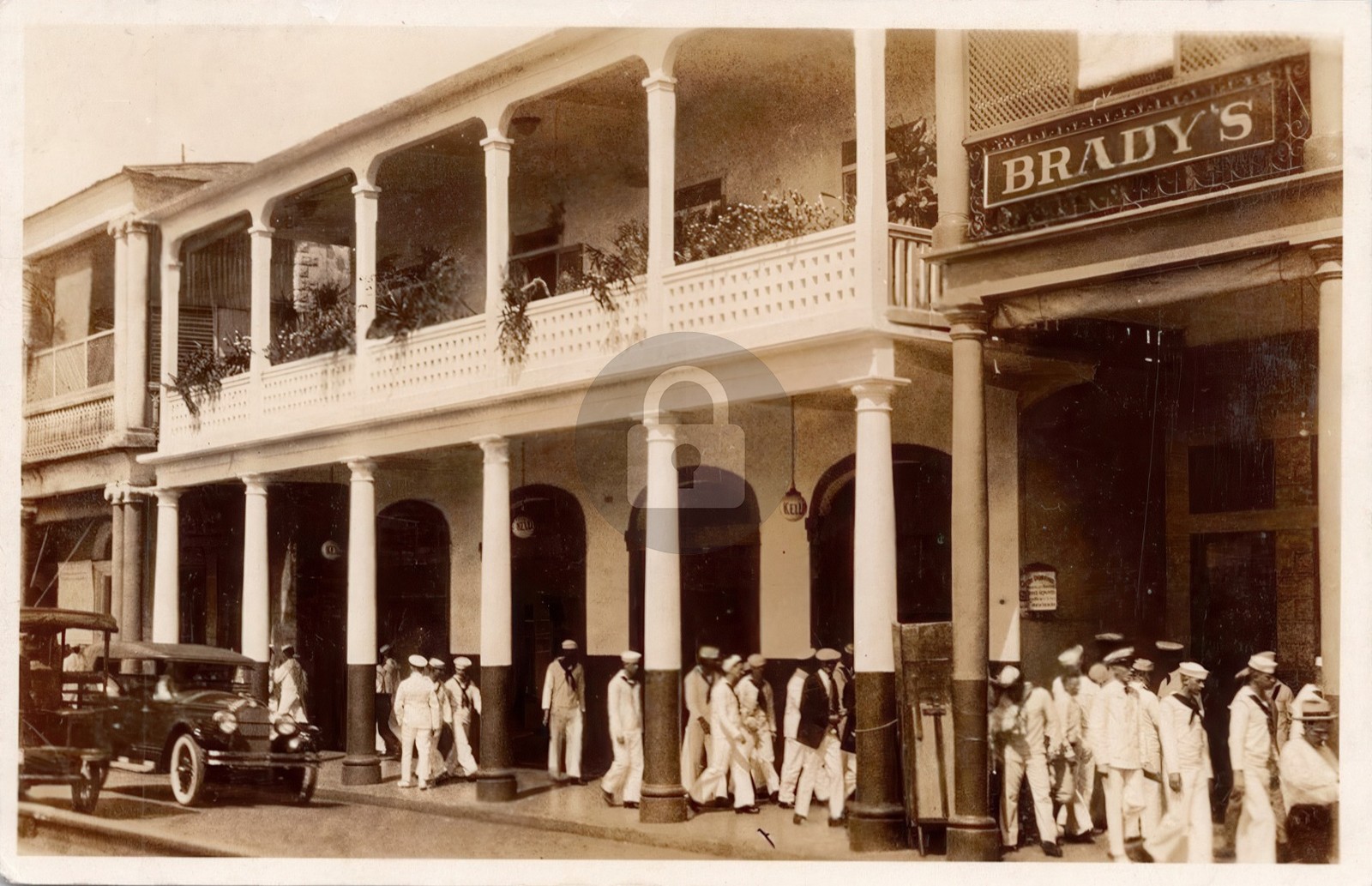 Brady's Hotel COLON Panama 1920s RPPC Photo Postcard COPY Brady's Hotel COLON Panama 1920s RPPC Photo Postcard COPY