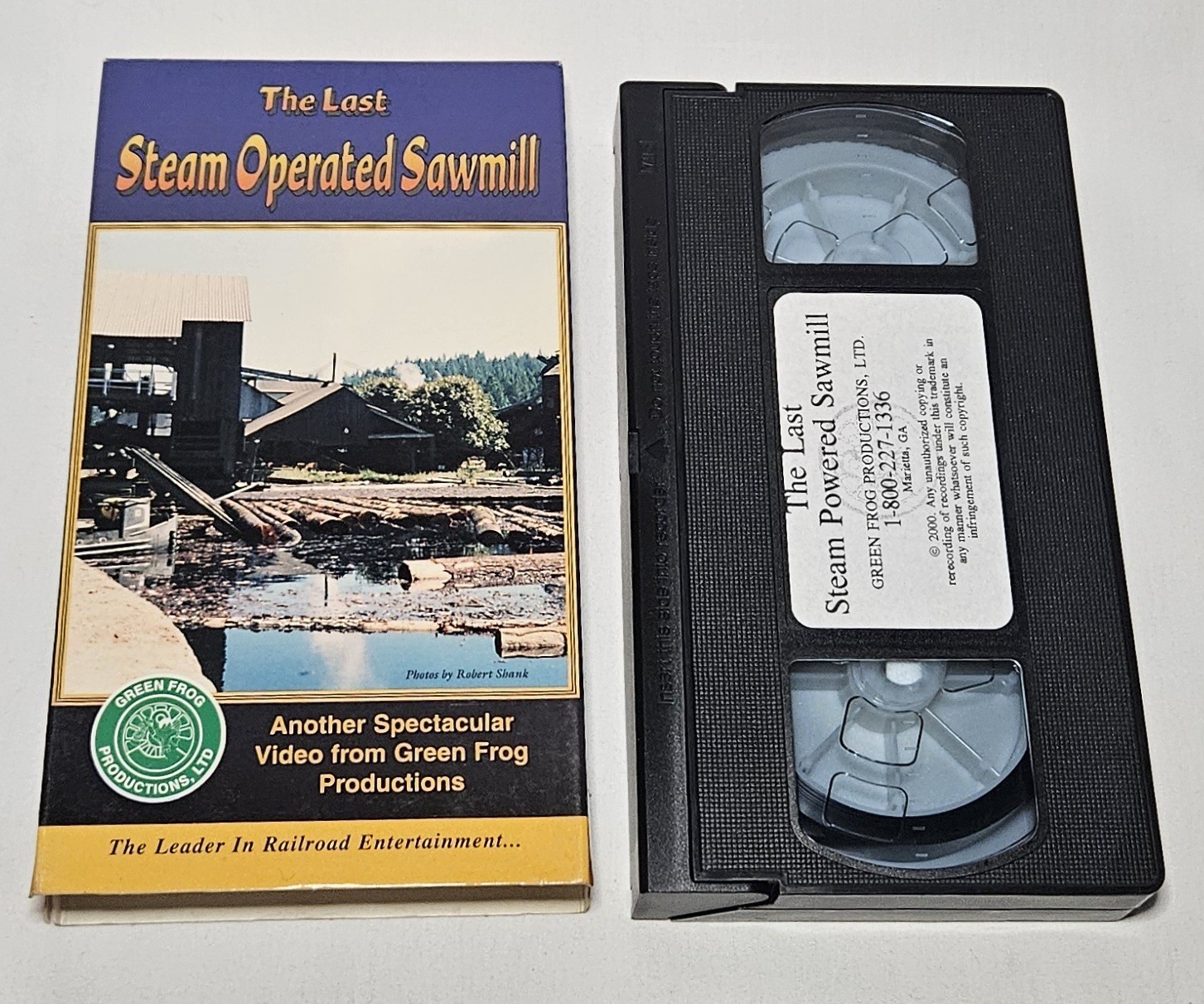 The Last Steam Operated Sawmill Green Frog Productions VHS Vintage Oregon Trains