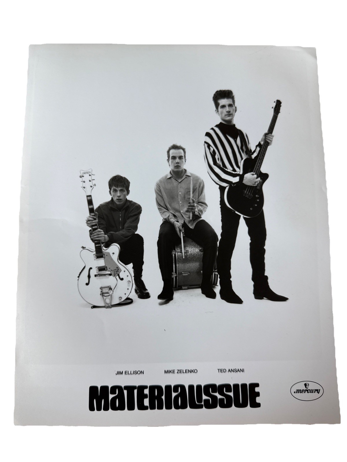 1992 Press Photo Material Issue, Music Group - 8 X 10 1992 Press Photo Material Issue, Music Group - 8 X 10