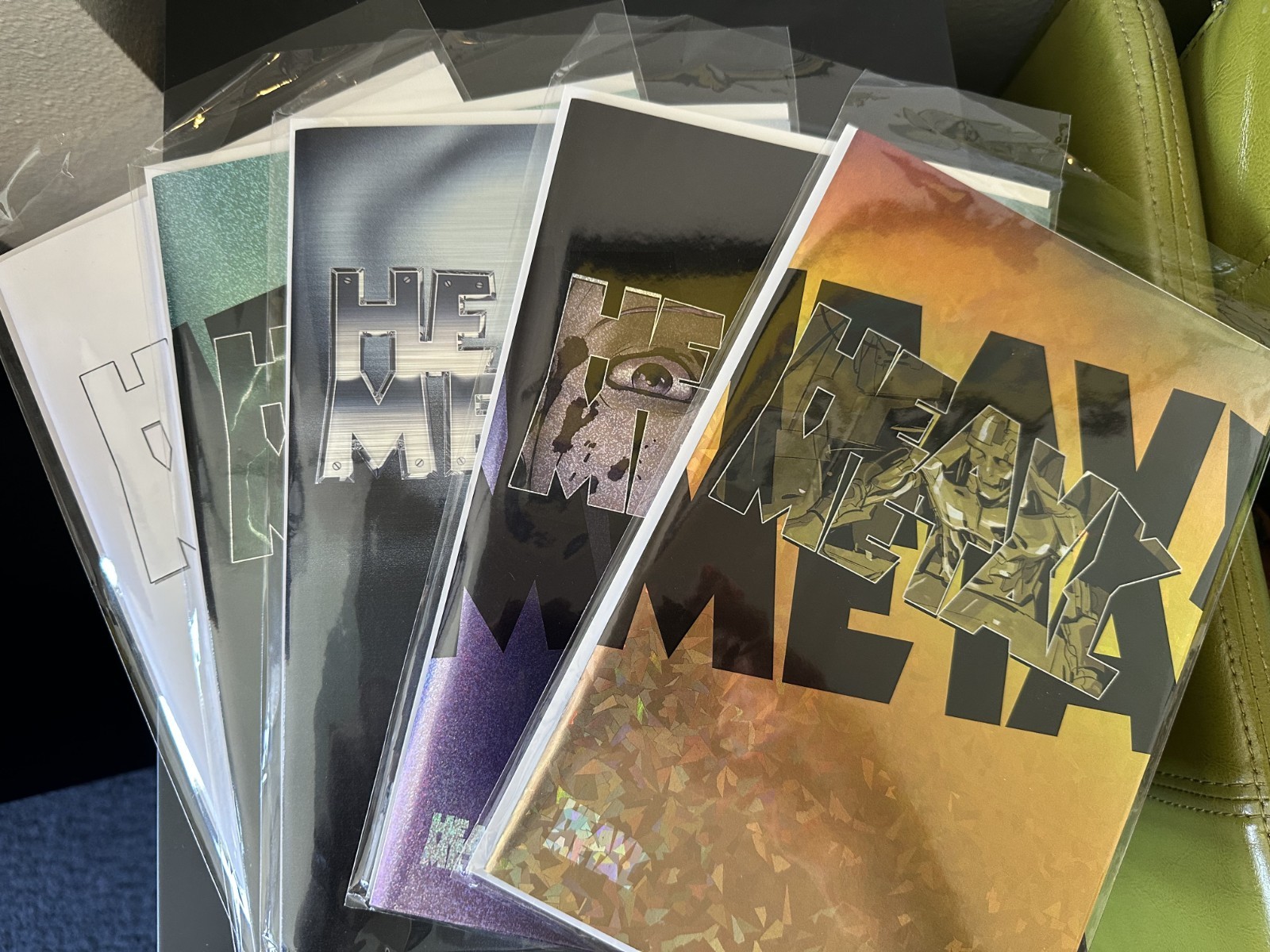 Heavy Metal x Whatnot Ashcan Samplers Bundle - 5 covers - all brand new and rare