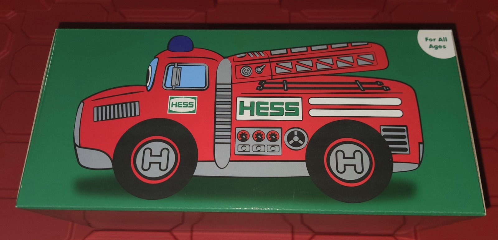 New 2020 My First Hess Toy Fire Truck Plush in Original Box with Lights & Sounds