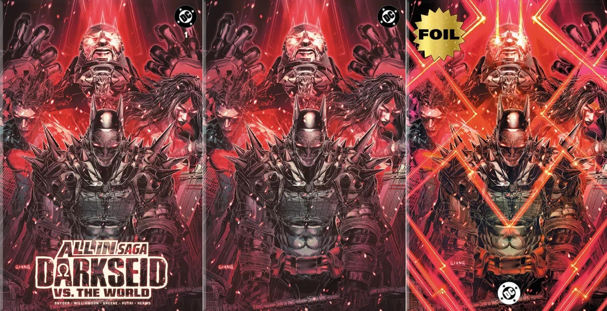 DC ALL IN SAGA: DARKSEID VS. THE WORLD #1 JOHN GIANG EXCLUSIVE COVERS LTD