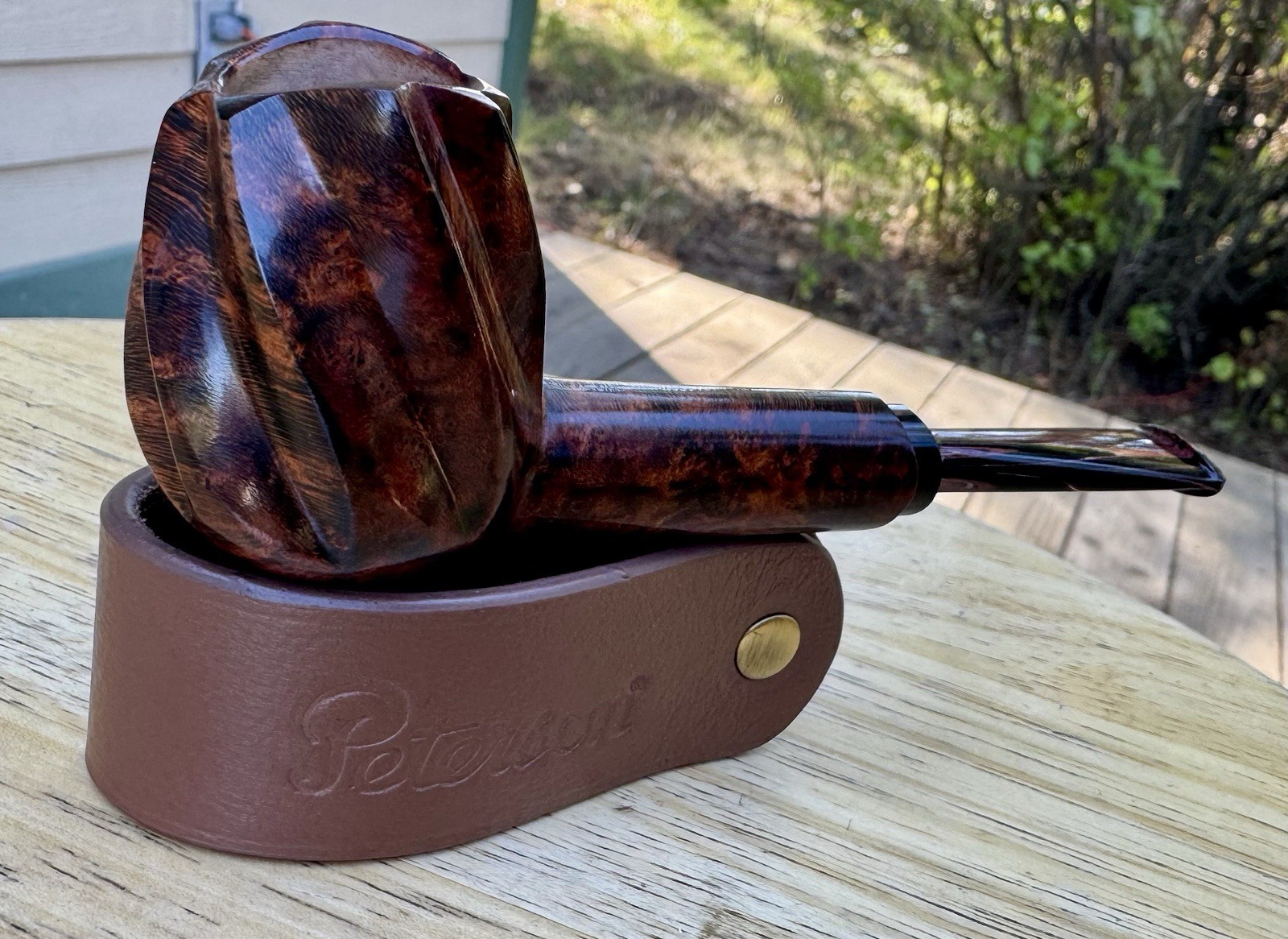 *Astounding* Unsmoked Andrey Kharitonov Fluted Spiral Brandy w/ Cumberland Pipe