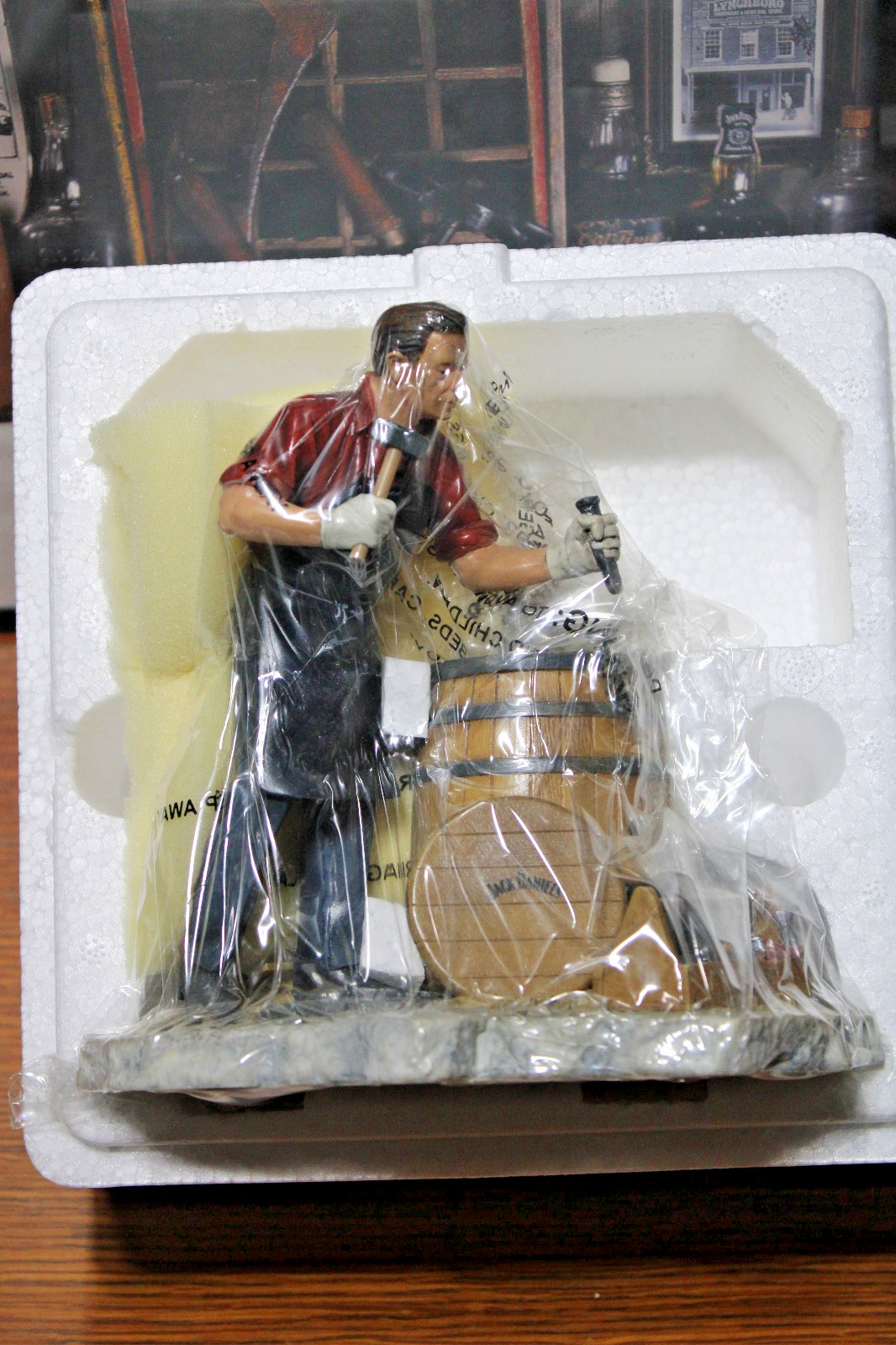 Jack Daniel's Making the Barrels, The Cooper Display, New in Box Jack Daniel's Making the Barrels, The Cooper Display, New in Box