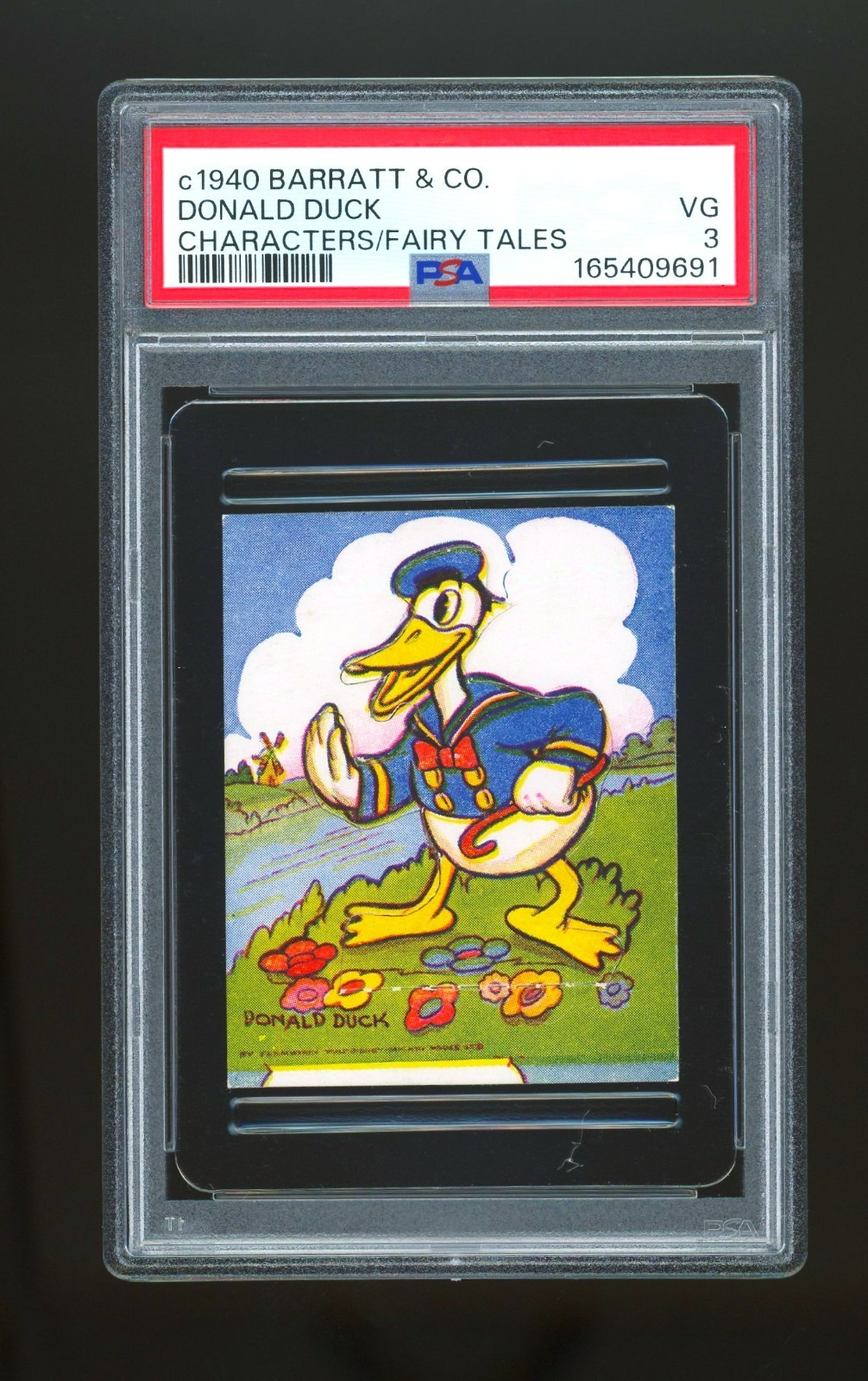 c1940 Barratt & Co. Walt Disney Donald Duck (PSA 3) (POP 1/1 Higher) c1940 Barratt & Co. Walt Disney Donald Duck (PSA 3) (POP 1/1 Higher)