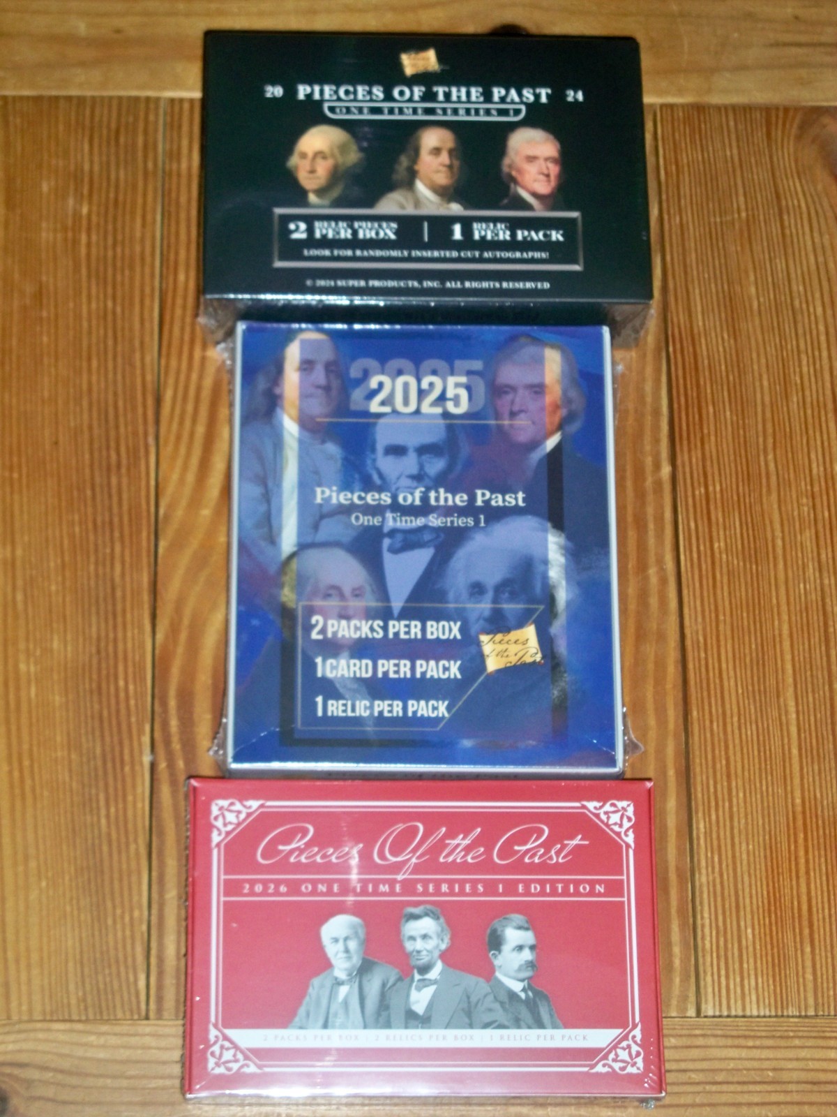 3 Sealed Keepsake Box -- Pieces Of Past ONE TIME SERIES 1 -- 2024 / 2025 / 2026 3 Sealed Keepsake Box -- Pieces Of Past ONE TIME SERIES 1 -- 2024 / 2025 / 2026