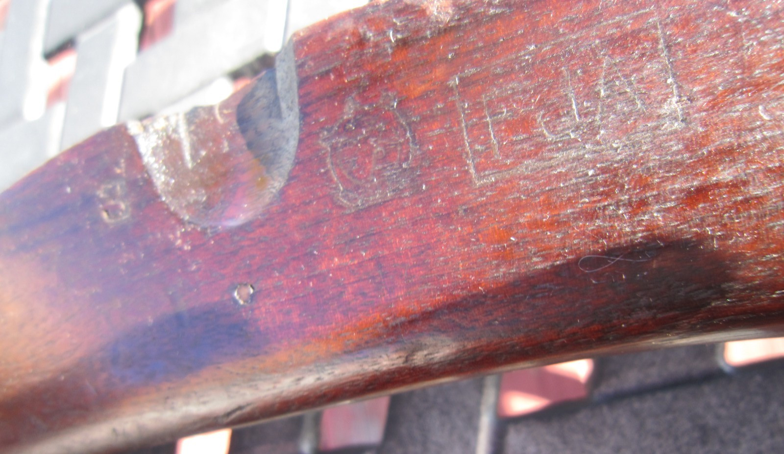 ww1 german orginal militaria -sporterized wood