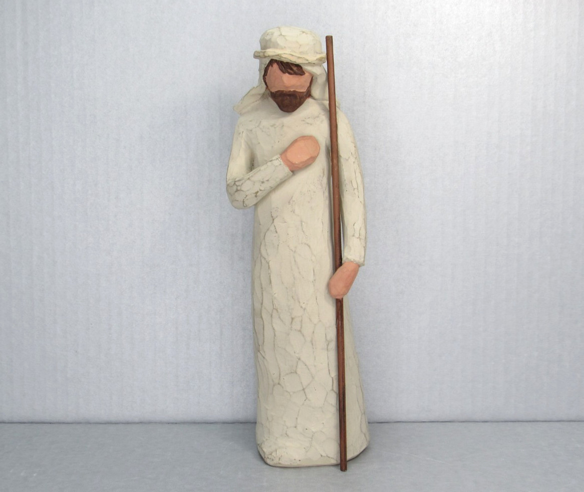 Vtg RARE Willow Tree Nativity JOSEPH 9 Vtg RARE Willow Tree Nativity JOSEPH 9