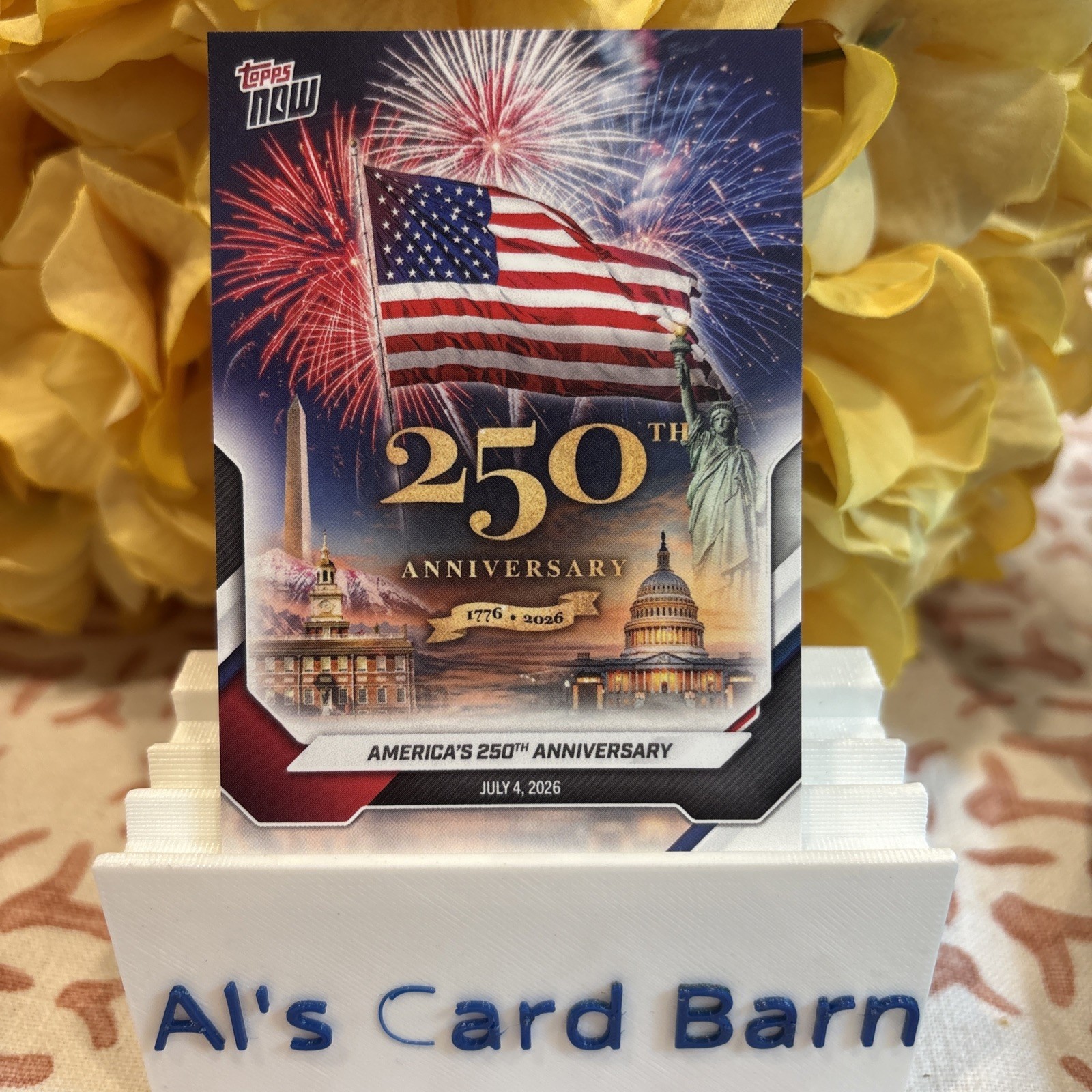Topps Now America's 250th Anniversary 2026 Card #A250 Statue of Liberty Topps Now America's 250th Anniversary 2026 Card #A250 Statue of Liberty