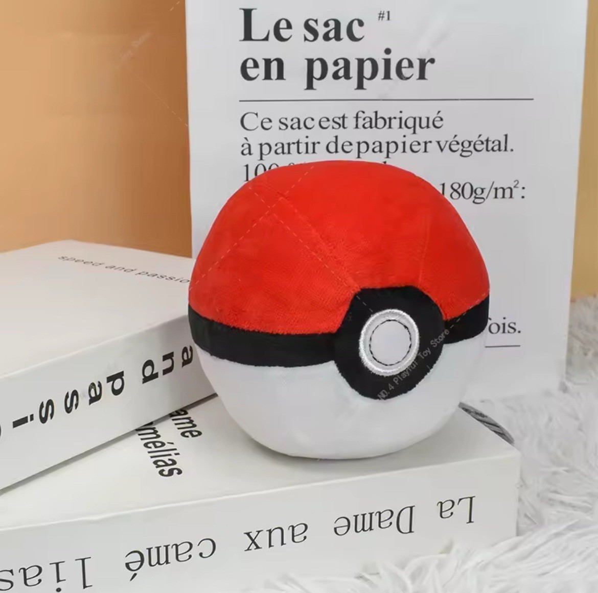 NEW Pokemon 5 Inch POKE BALL Poké Ball  Plushie