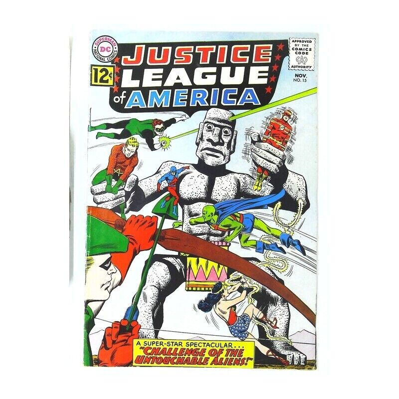Justice League of America (1960 series) #15 in Fine condition. DC comics [t/