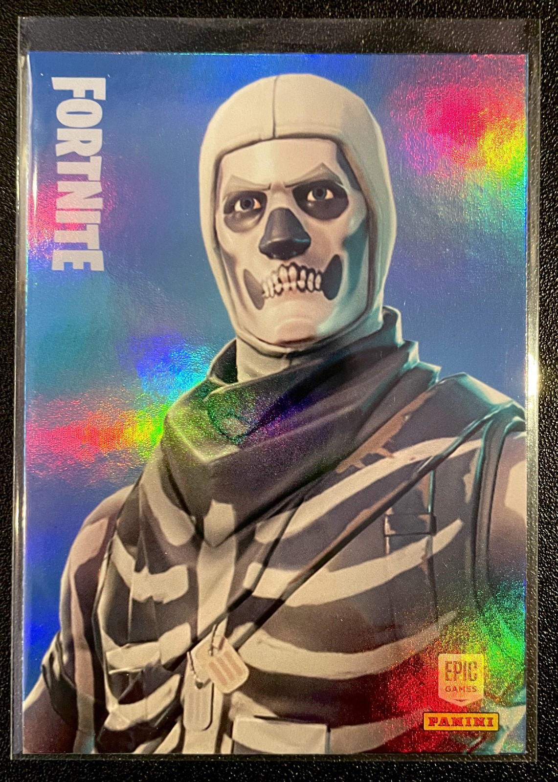 2019 PANINI FORTNITE SKULL TROOPER HOLOFOIL #235 - USA PRINT 2019 PANINI FORTNITE SKULL TROOPER HOLOFOIL #235 - USA PRINT