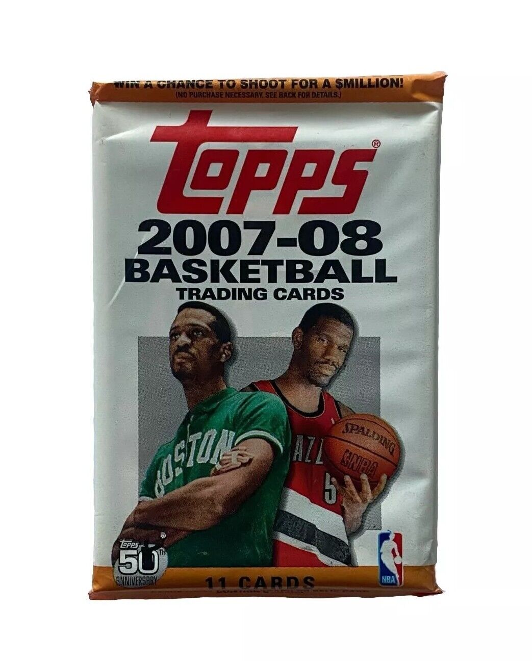 2007-08 Topps NBA Basketball (11 Cards) SEALED Kevin DURANT RC Car Retail PACK