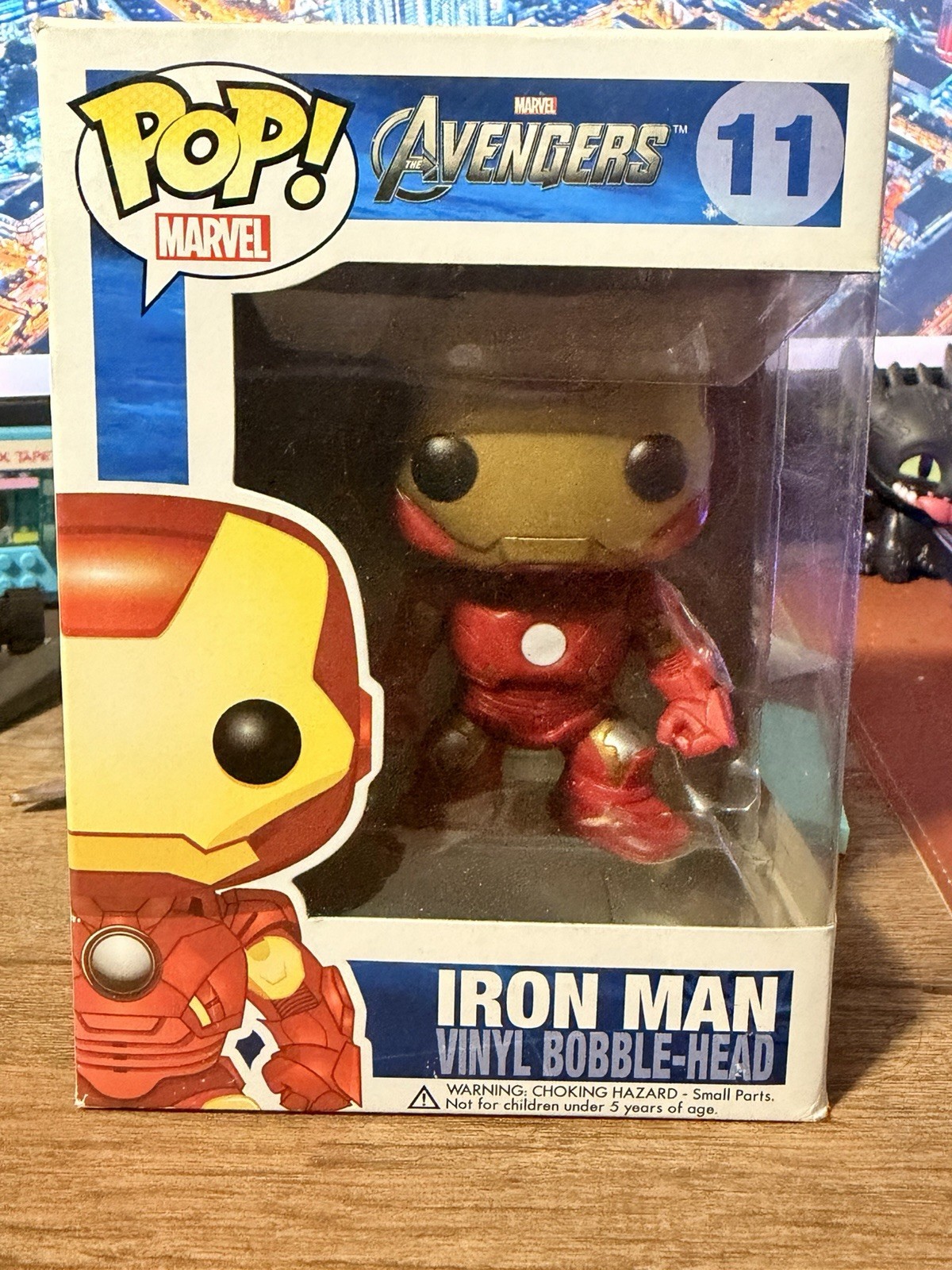 2011 Marvel Avengers Iron Man #11 Funko Pop Bobble Head 2011 Marvel Avengers Iron Man #11 Funko Pop Bobble Head