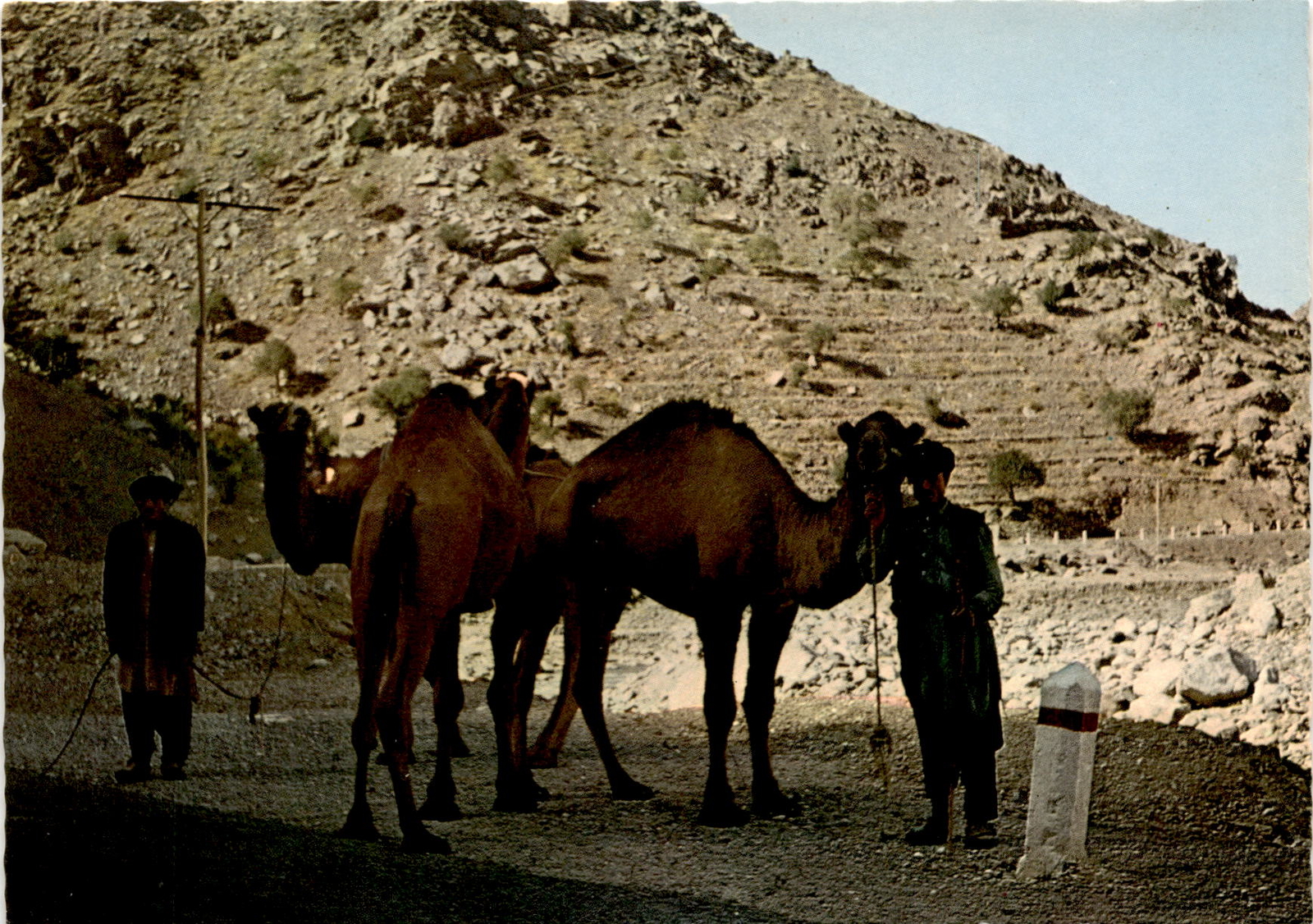 Salang Pass, Afghanistan, nomads, high mountain pass, northern Postcard Salang Pass, Afghanistan, nomads, high mountain pass, northern Postcard