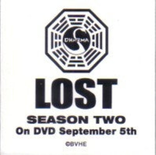 LOST Season Two DVD 2005 San Diego Comic-Con SDCC promo Dharma logo magnet LOST Season Two DVD 2005 San Diego Comic-Con SDCC promo Dharma logo magnet