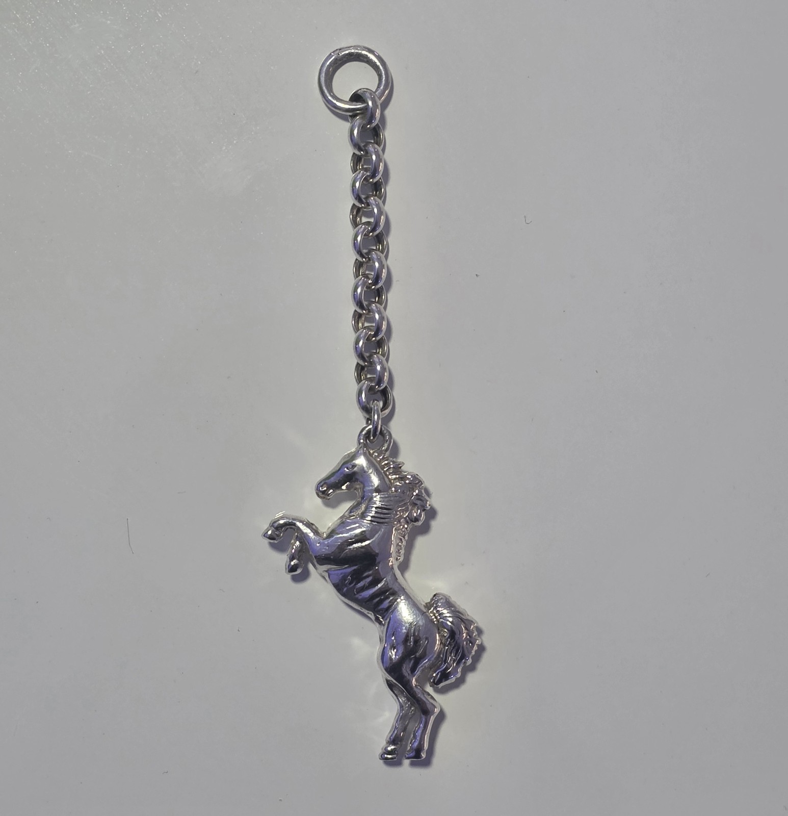 Vintage Ferrari Sterling Silver .925  Keychain , Testarosa 458 Modena F430