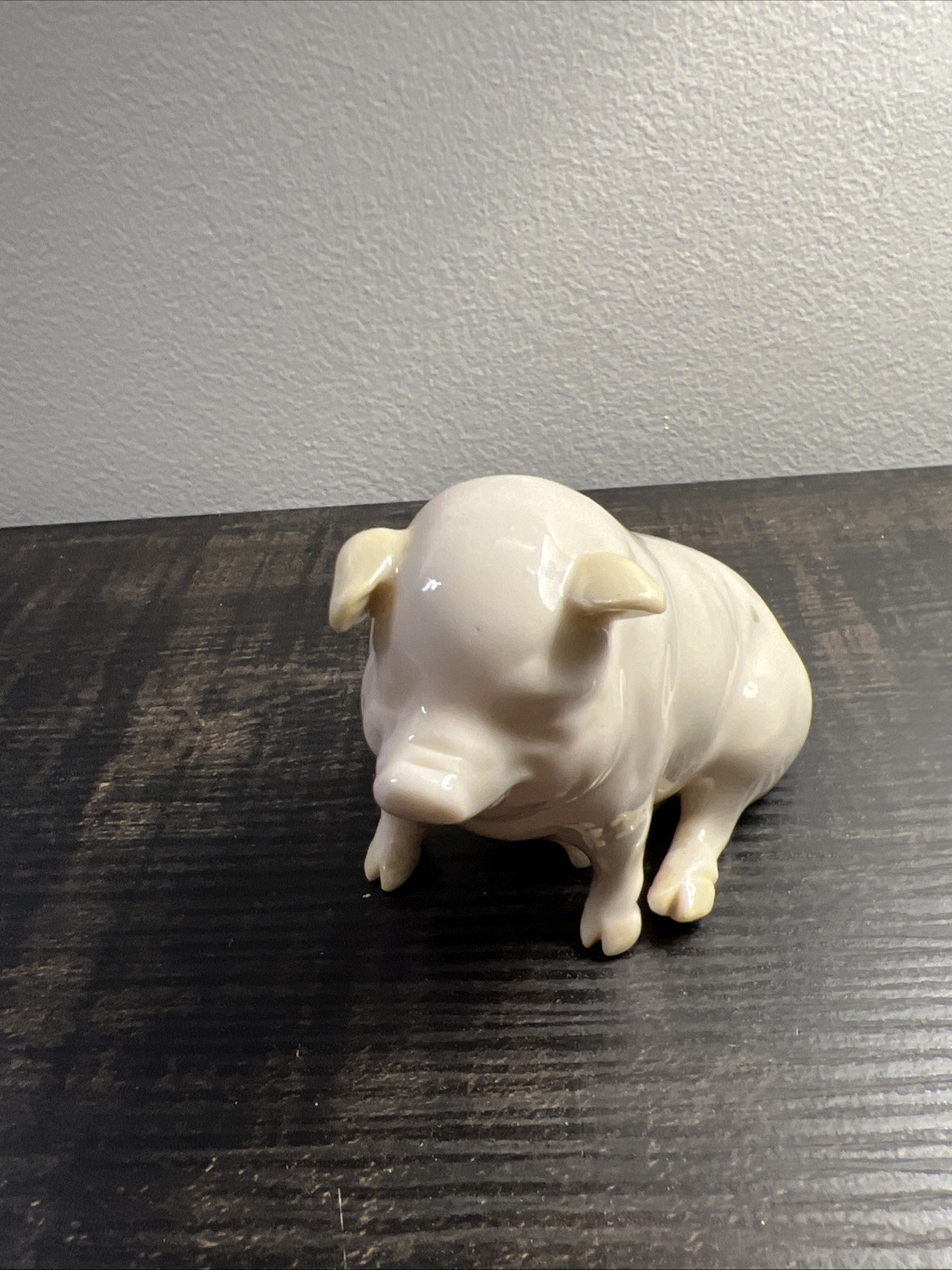 Belleek Ireland Pig Figurine 6th Mark 1965-1980~Vintage from the 1960s~ Belleek Ireland Pig Figurine 6th Mark 1965-1980~Vintage from the 1960s~