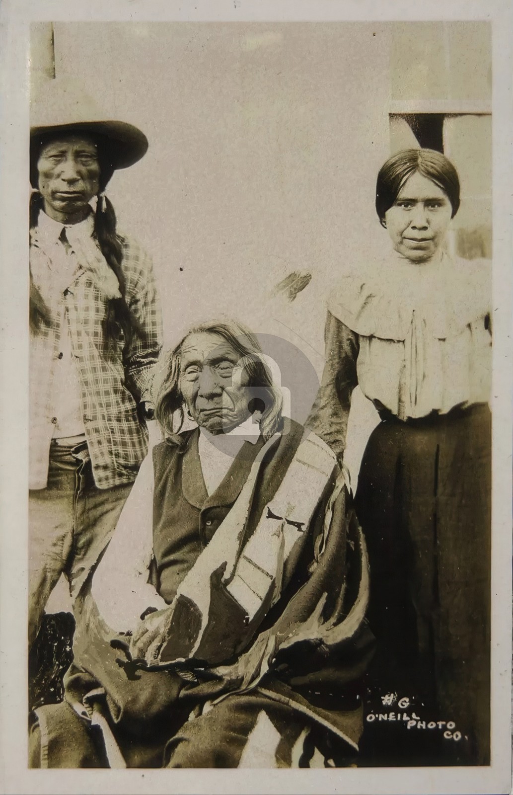 Native American Sioux Indian Chief Red Cloud 1920s RPPC Photo Postcard COPY Native American Sioux Indian Chief Red Cloud 1920s RPPC Photo Postcard COPY