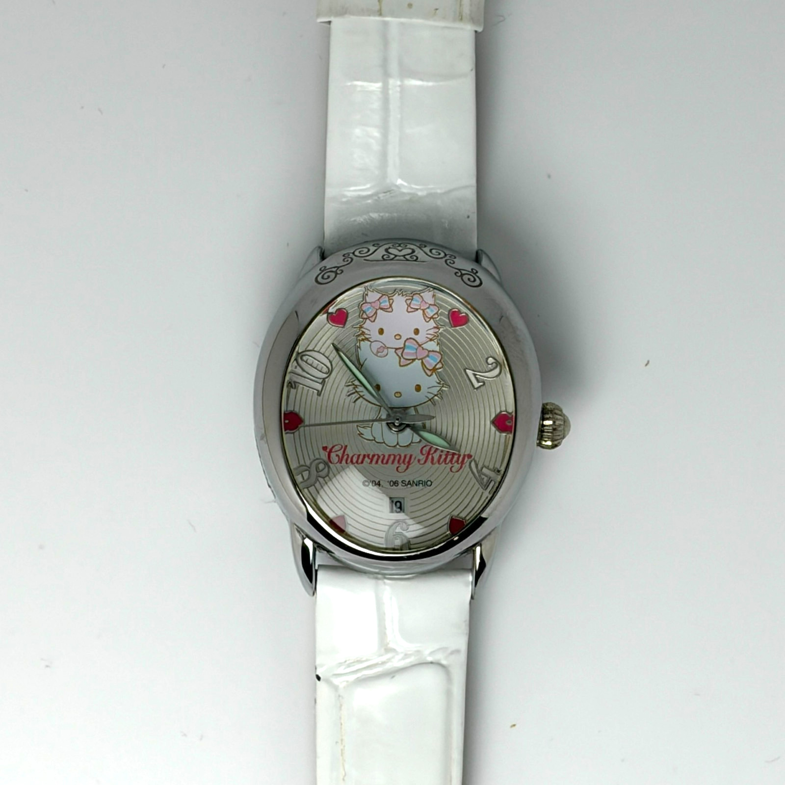 Vintage 2004 2005 Sanrio Charmmy Kitty Watch White Y2K Rare Untested Vintage 2004 2005 Sanrio Charmmy Kitty Watch White Y2K Rare Untested