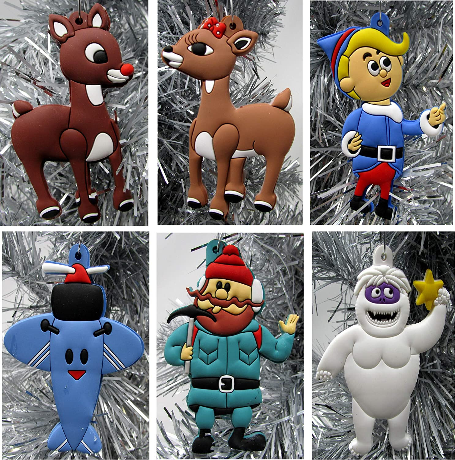 Rudolph the Red Nosed Reindeer Christmas Ornament Set Rudolph the Red Nosed Reindeer Christmas Ornament Set