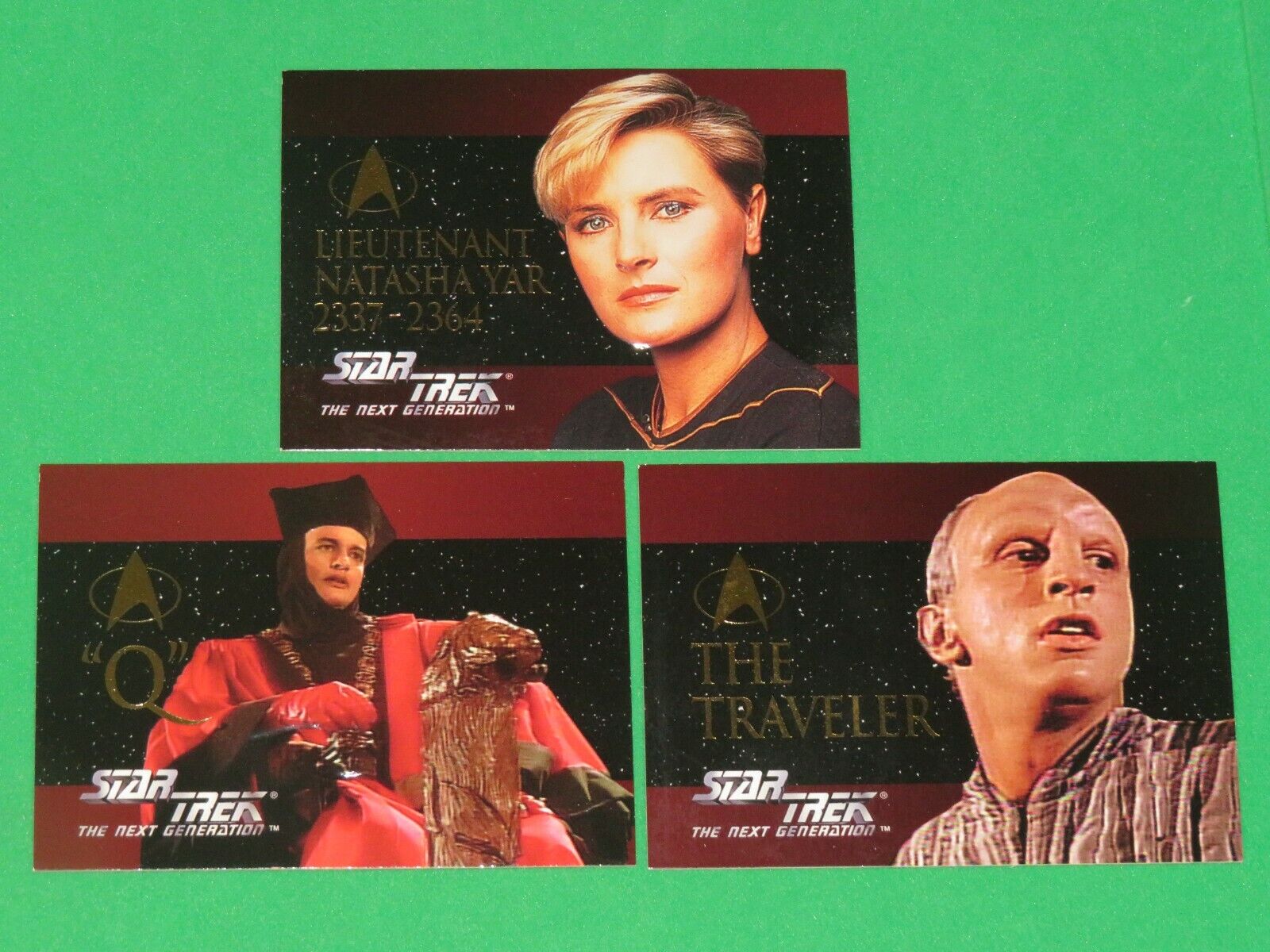 1994 Star Trek Next Generation Season 1 CHARACTER INSERT 3 Card Set SP4 SP5 SP6