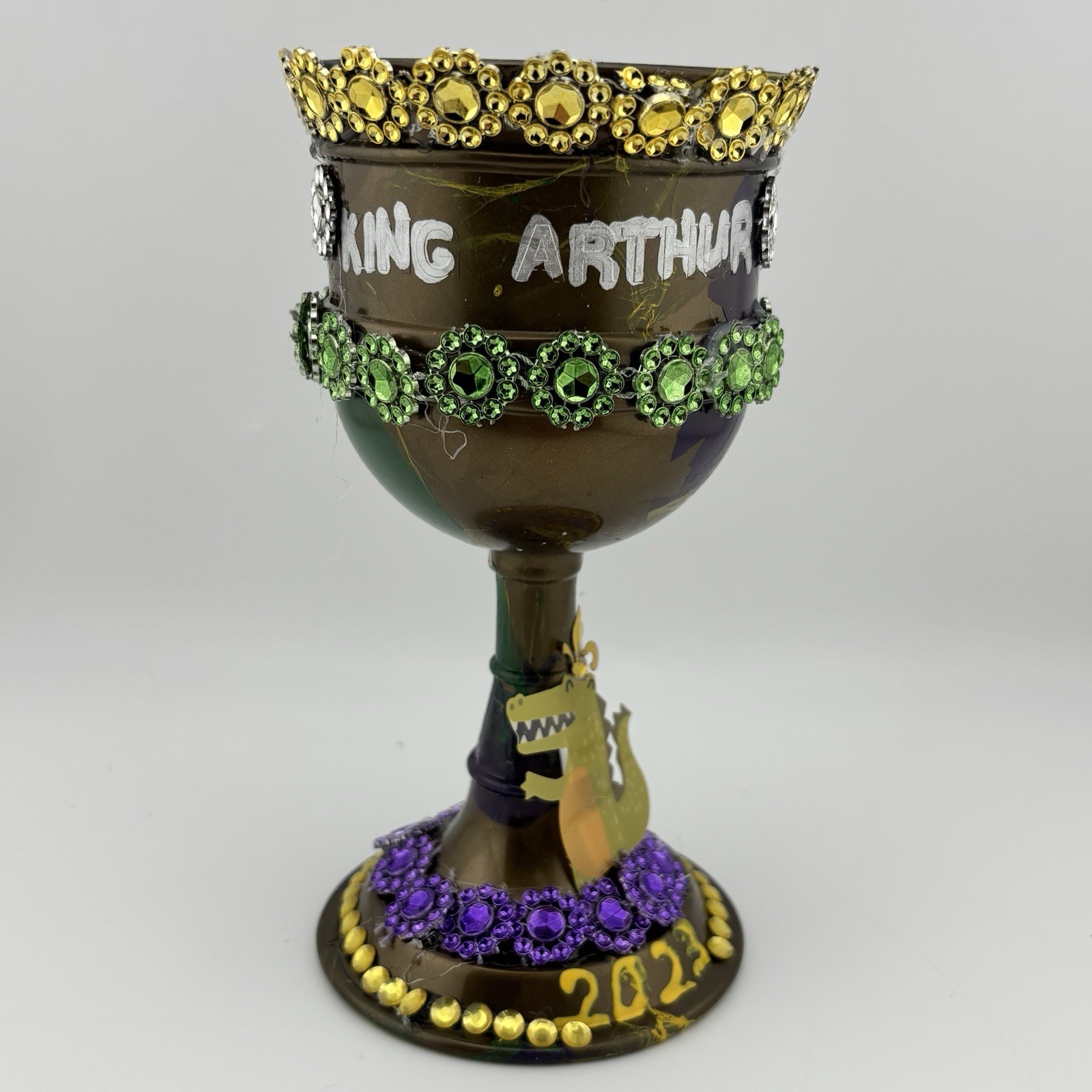 New Orleans Krewe of King Arthur Parade Throw Cup Mardi Gras 2023 New Orleans Krewe of King Arthur Parade Throw Cup Mardi Gras 2023