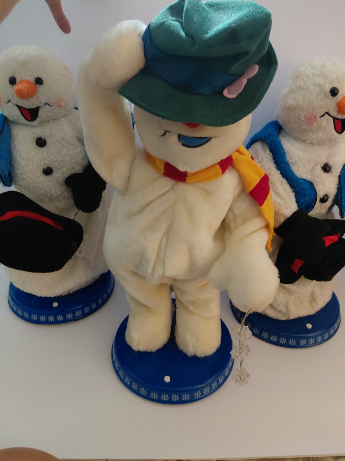 Gemmy Lot 3 Snow Miser Snowflake Spinning Snowman Frosty AS-IS Parts Or Repair Gemmy Lot 3 Snow Miser Snowflake Spinning Snowman Frosty AS-IS Parts Or Repair