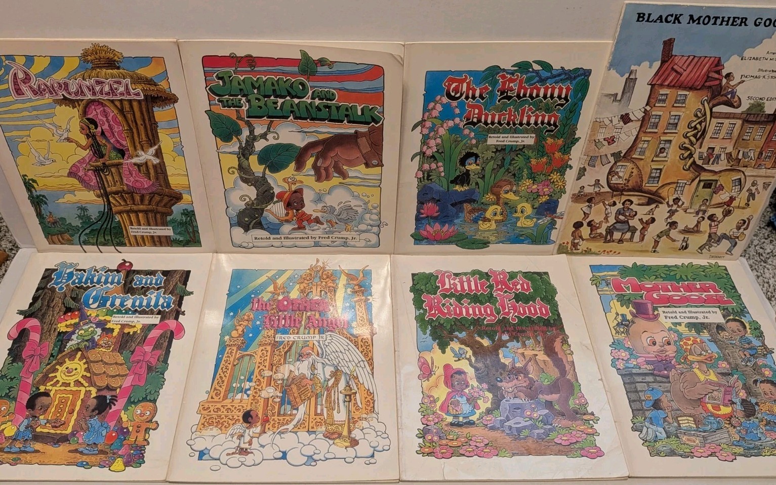 Vintage Fred Crump Jr Children's Lot Timbuktu Press Black Fairy Tales ~ 8 Books Vintage Fred Crump Jr Children's Lot Timbuktu Press Black Fairy Tales ~ 8 Books