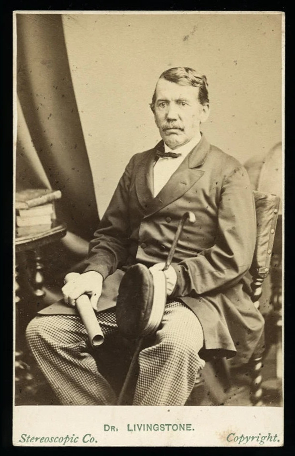 CDV of African Explorer Dr. David Livingstone London Stereoscopic 1/2