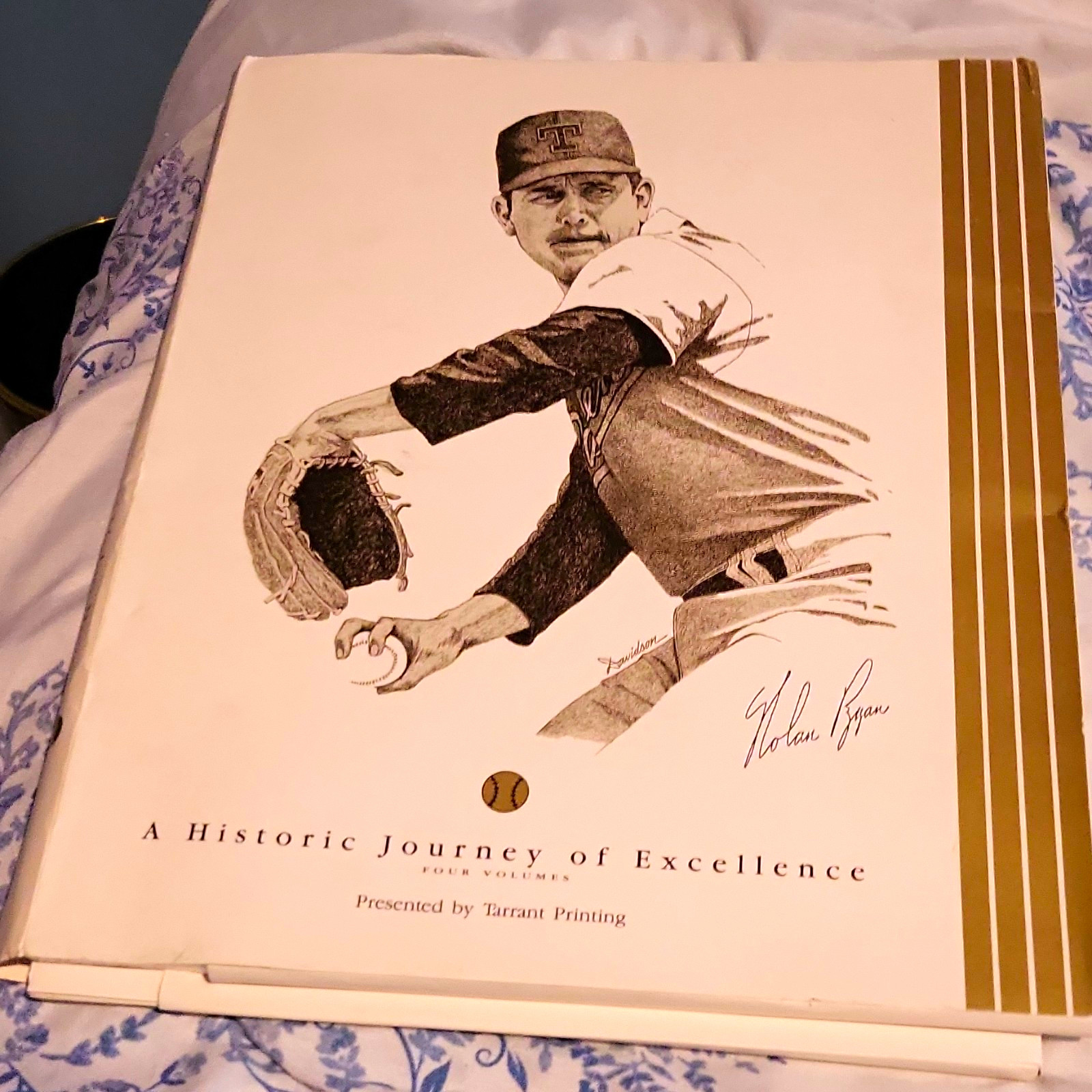 Nolan Ryan The Life and Times 4-Volume Set Signed, Presented by Tarrant Printing Nolan Ryan The Life and Times 4-Volume Set Signed, Presented by Tarrant Printing