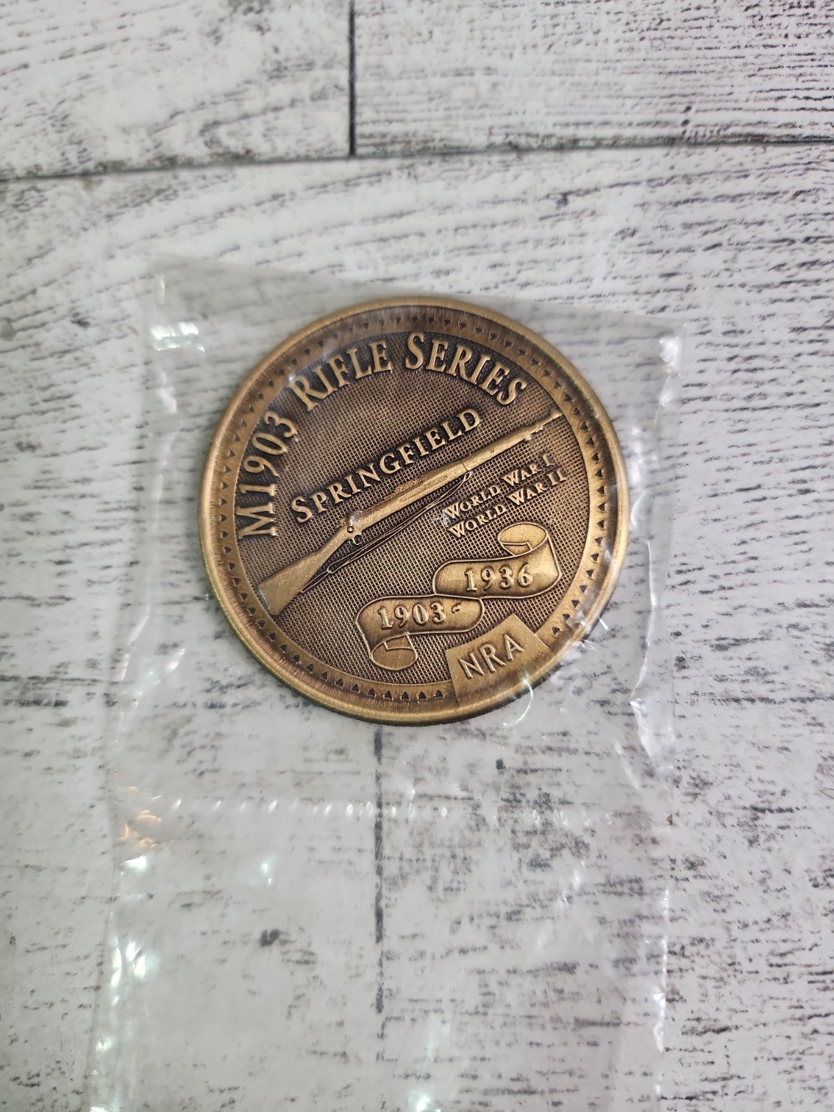 NEW Springfield M1903 Rifle Series NRA Commemorative Coin WW1 WW2 1903-1936 NEW Springfield M1903 Rifle Series NRA Commemorative Coin WW1 WW2 1903-1936