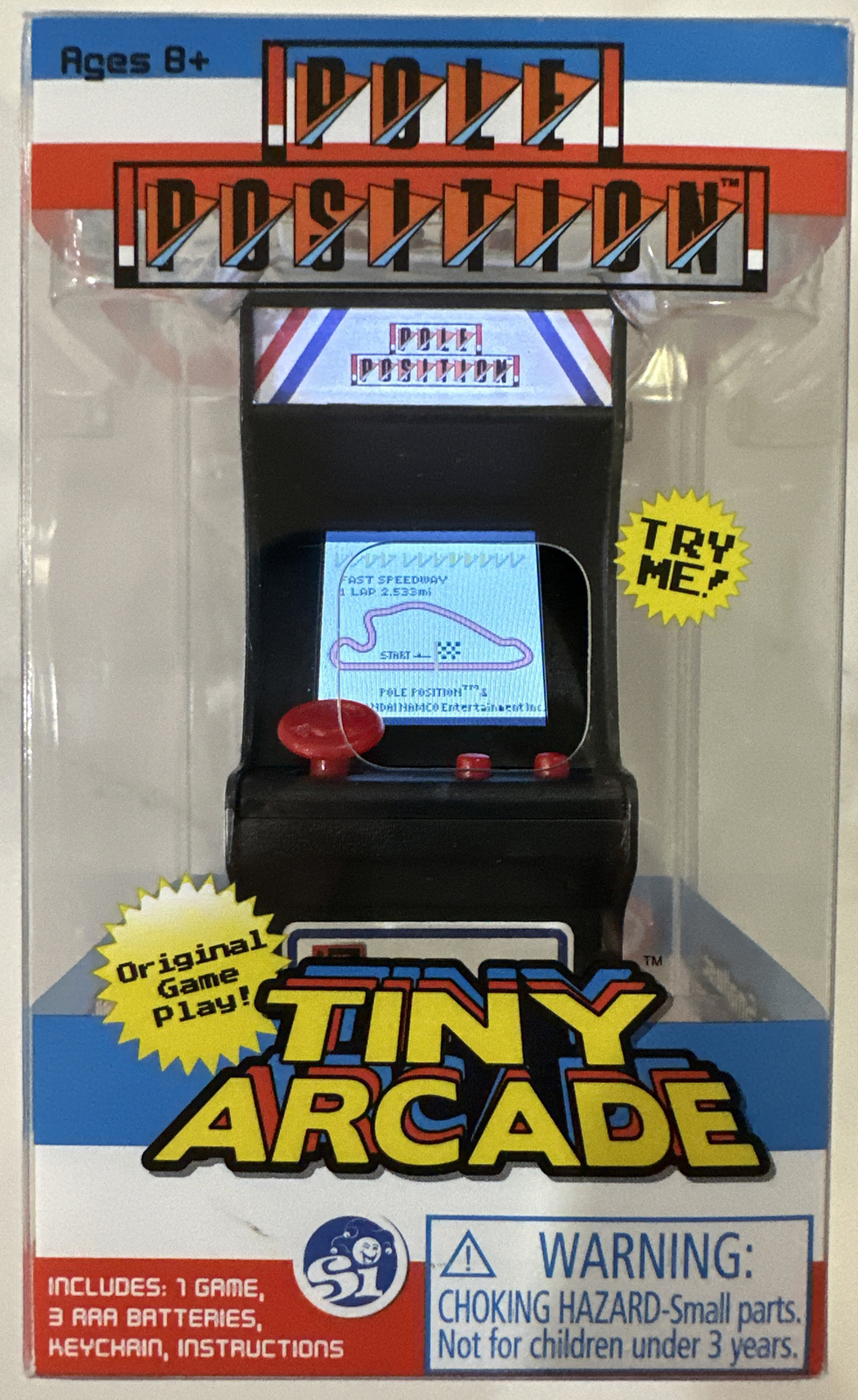 BRAND NEW POLE POSITION Tiny Arcade Game Retro Mini Electronic Keychain BRAND NEW POLE POSITION Tiny Arcade Game Retro Mini Electronic Keychain