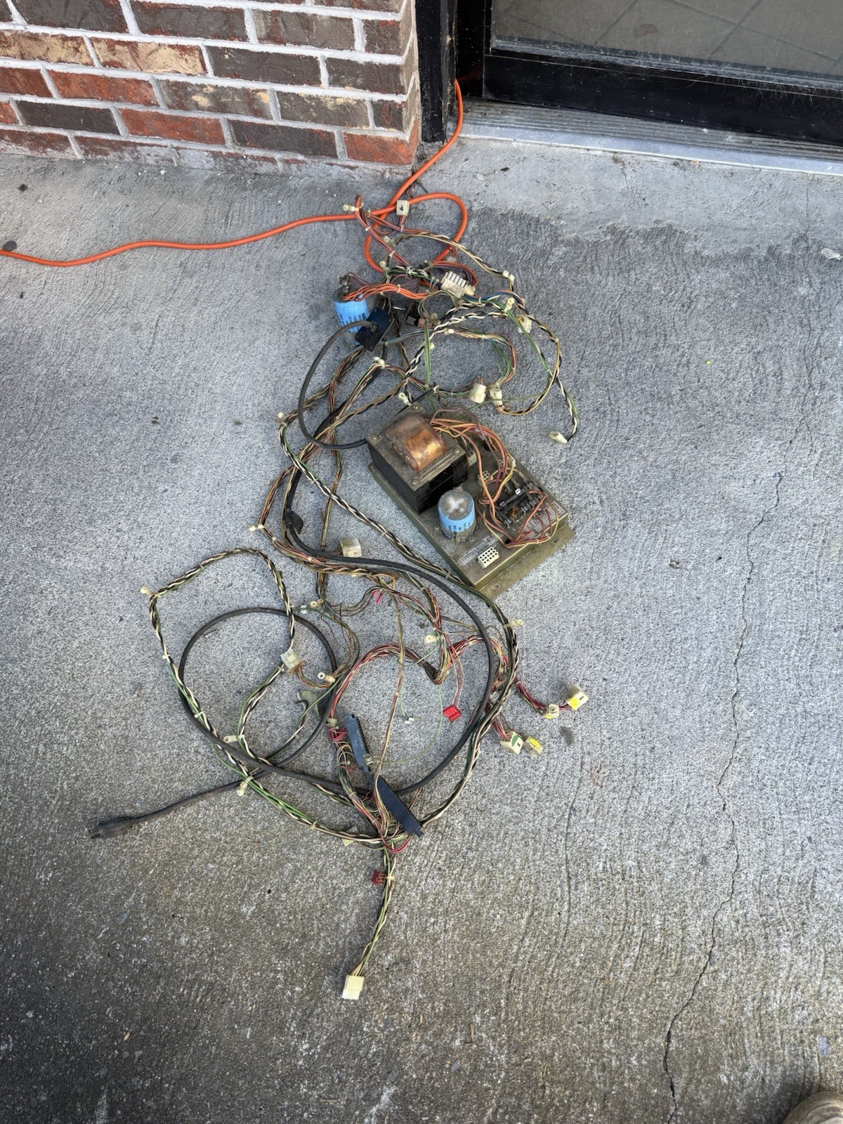 Atari Pole Position Arcade Original Wiring Harness Plus Power Brick