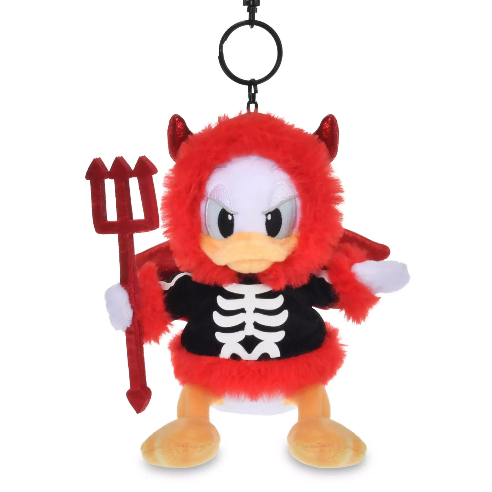 Disney Store Japan Donald Duck Halloween Devil Plush Keychain 2026 Disney Store Japan Donald Duck Halloween Devil Plush Keychain 2026