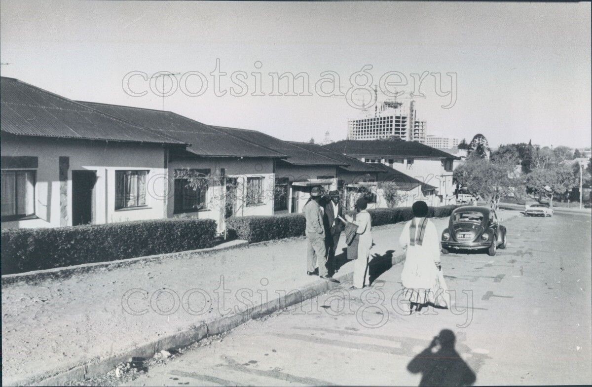 Press Photo Street Scene Umtata Mthatha South Africa