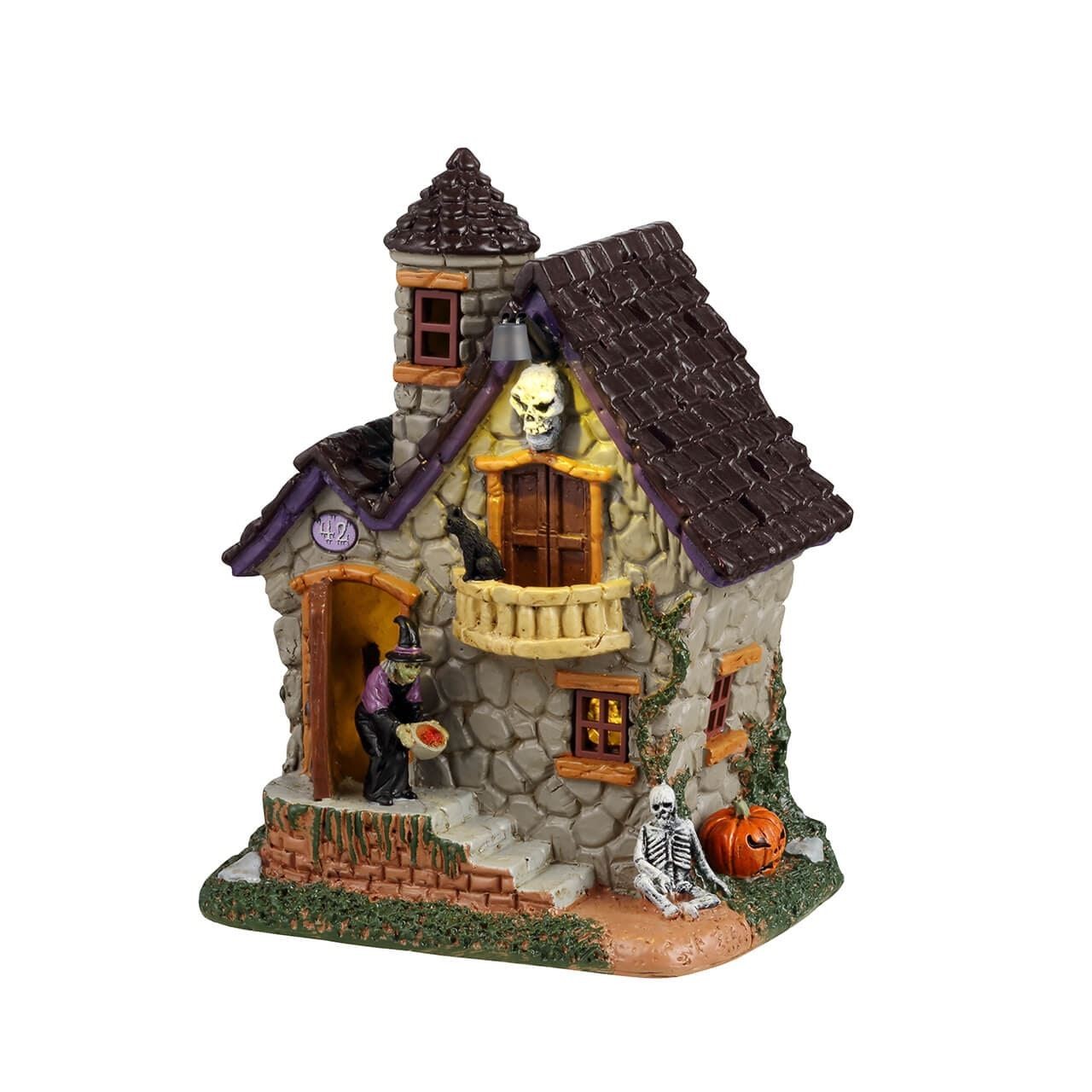 Lemax Spooky Town Halloween Village Witchs Treats with Creepy Black Cat 44362 Lemax Spooky Town Halloween Village Witchs Treats with Creepy Black Cat 44362