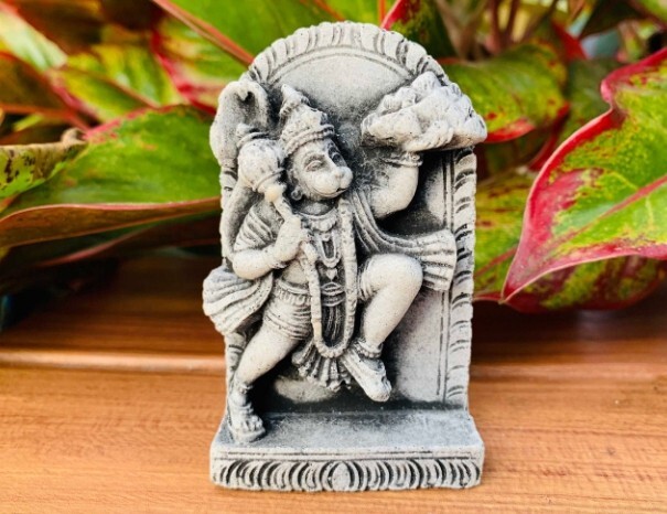 Small Lord HANUMAN Statue Hanuman Stone statue Hanumantha Monkey God Sitting Min Small Lord HANUMAN Statue Hanuman Stone statue Hanumantha Monkey God Sitting Min