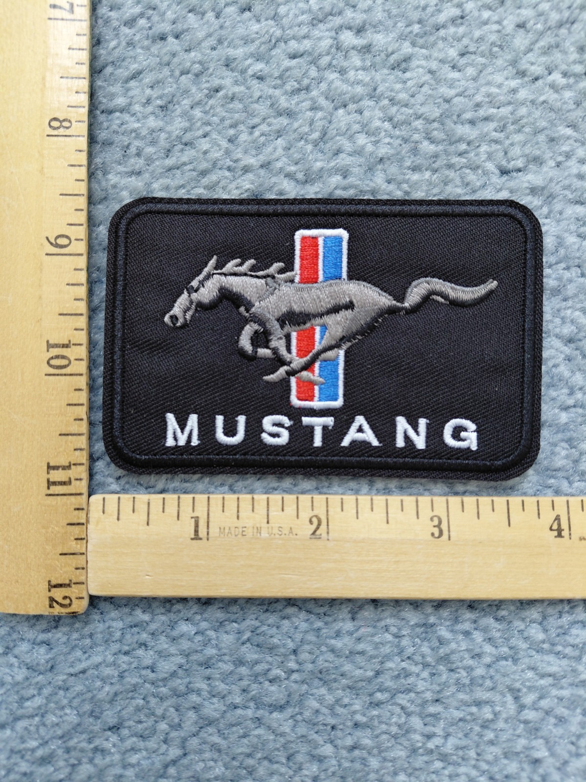  FORD MUSTANG CAR AUTO IRON ON PATCH 