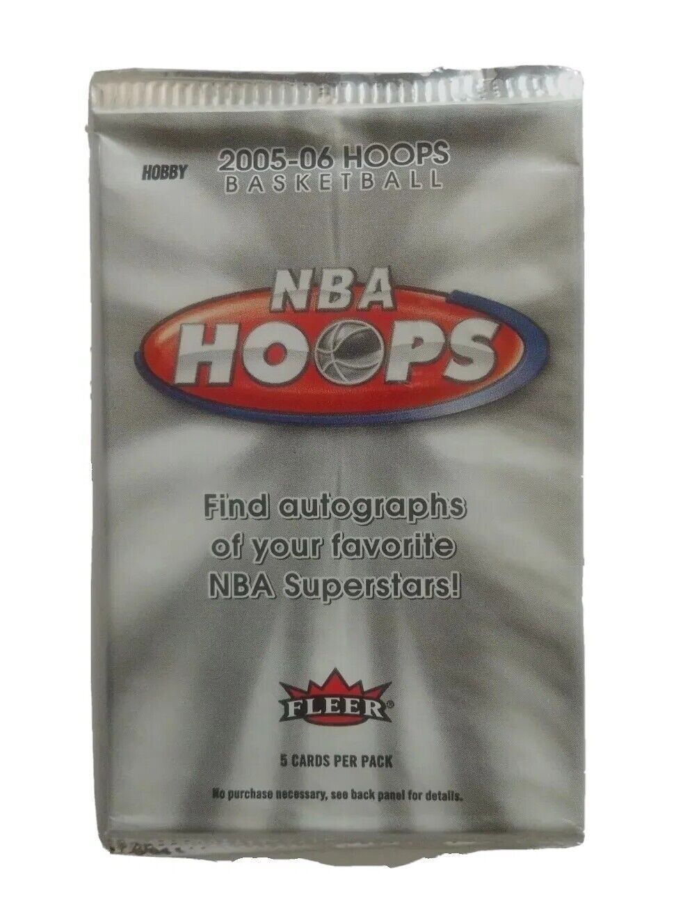 2005-06 Fleer NBA HOOPS Basketball (5 Cards) Hobby PACK UNOPENED Paul RC