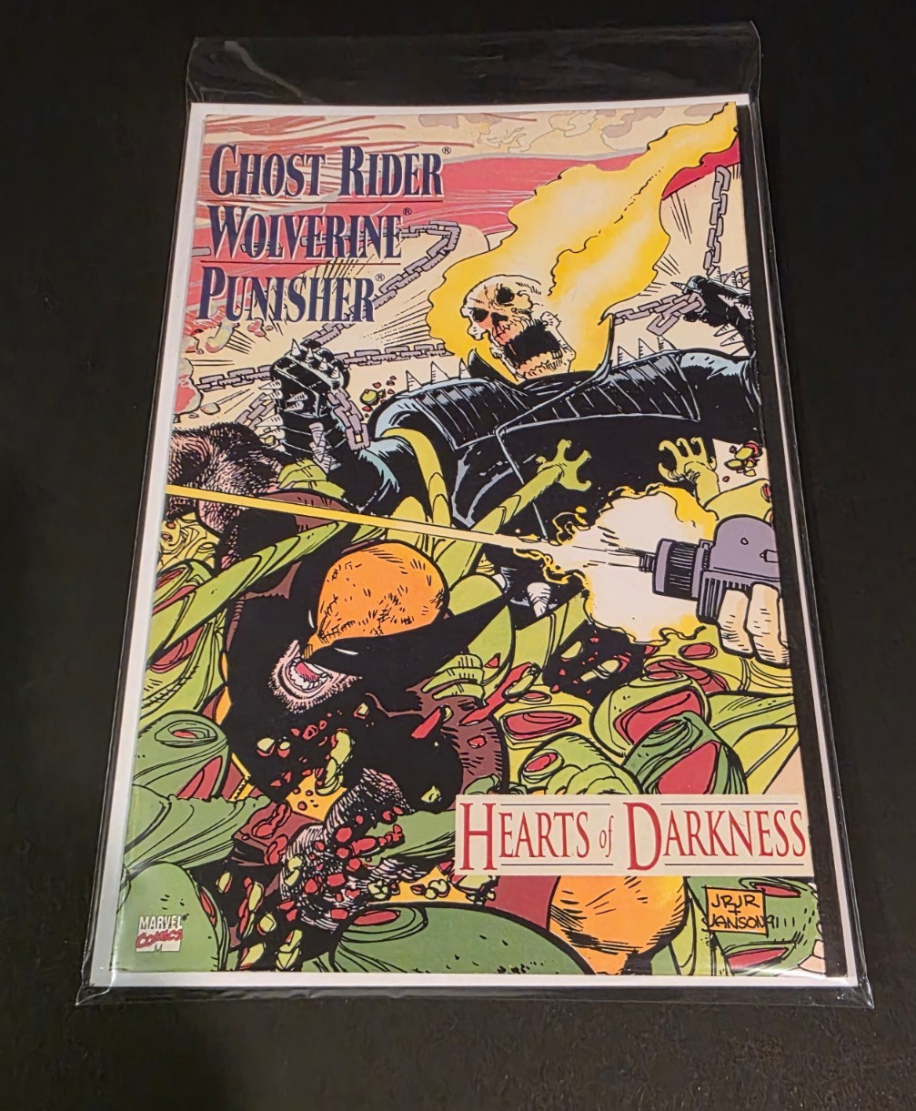 Ghost Rider Wolverine Punisher: Hearts of Darkness (Marvel, 1991) ☆ Authentic ☆ Ghost Rider Wolverine Punisher: Hearts of Darkness (Marvel, 1991) ☆ Authentic ☆