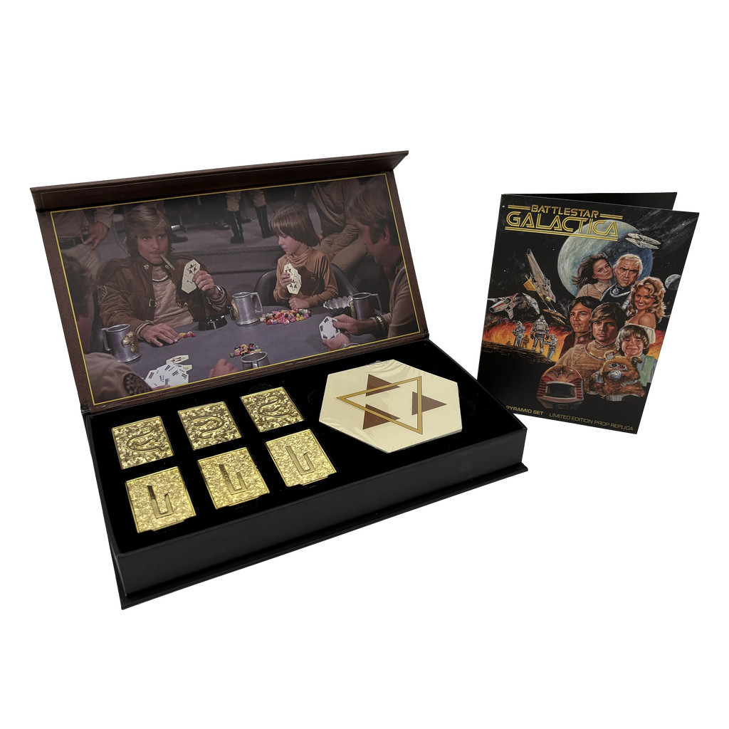 1978 Battlestar Galactica Cubits & Pyramid Game Limited Edition Prop Replica Set 1978 Battlestar Galactica Cubits & Pyramid Game Limited Edition Prop Replica Set