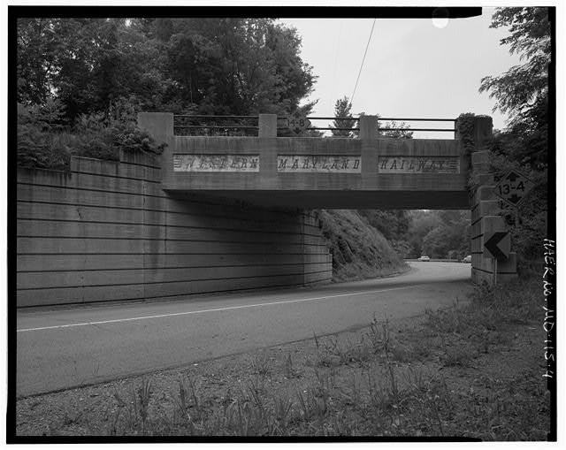 Spring Gap Cumberland MD Western Maryland Railway Bridge 1900s Road Overpass