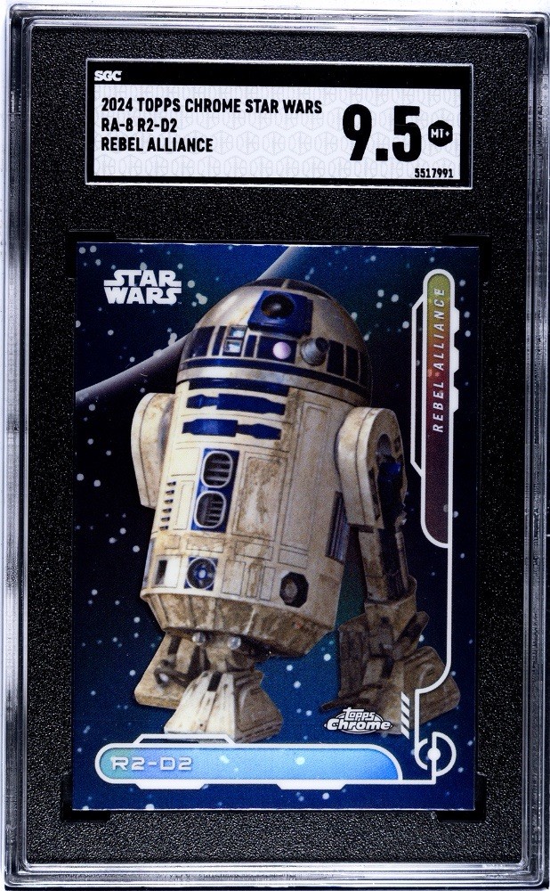 2024 Topps Chrome Star Wars R2-D2 RA-8 Rebel Alliance SGC 9.5 MINT+