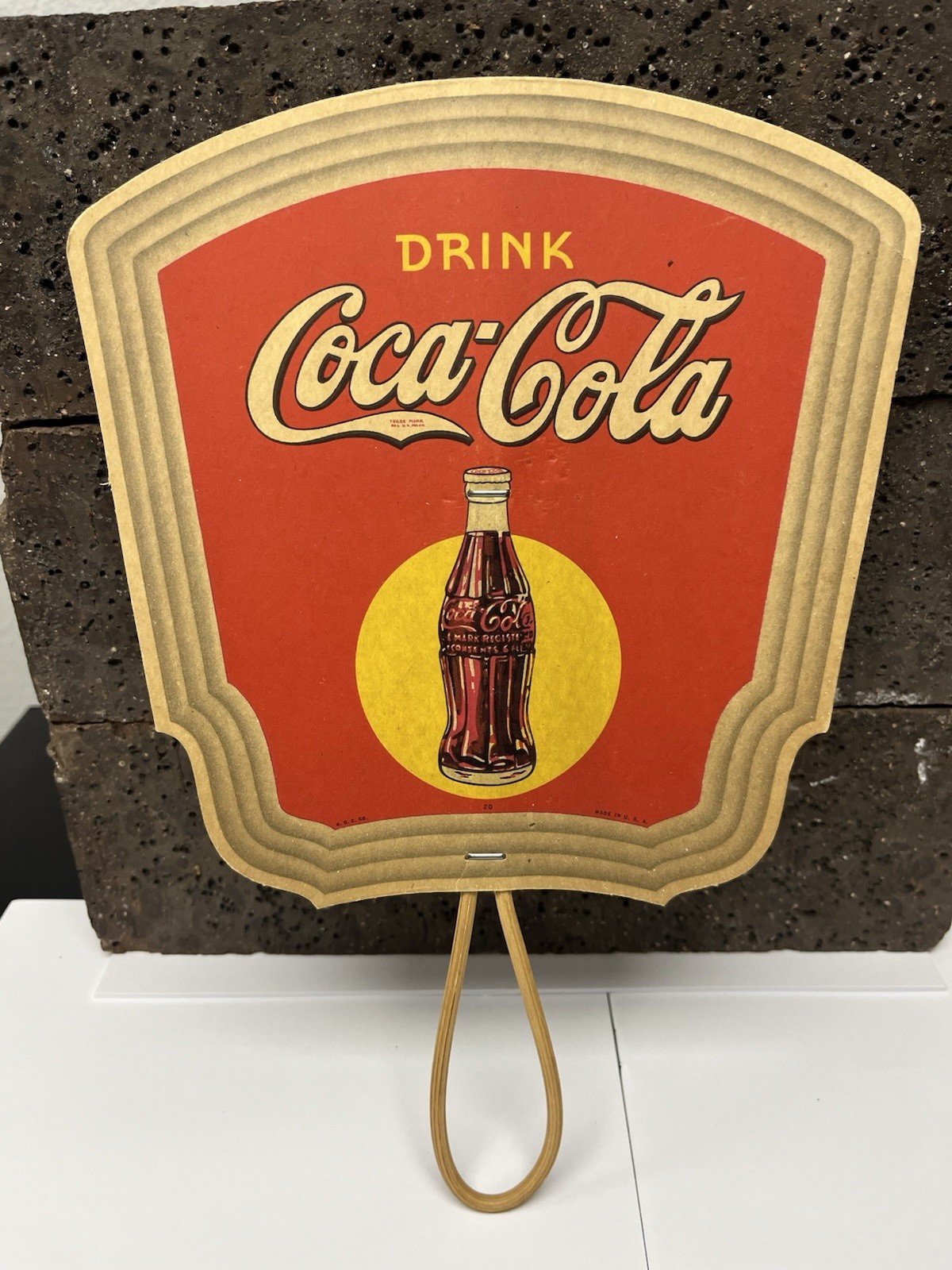 Vintage Original Coca Cola Advertising Fan from 1930’s Great Condition Vintage Original Coca Cola Advertising Fan from 1930’s Great Condition