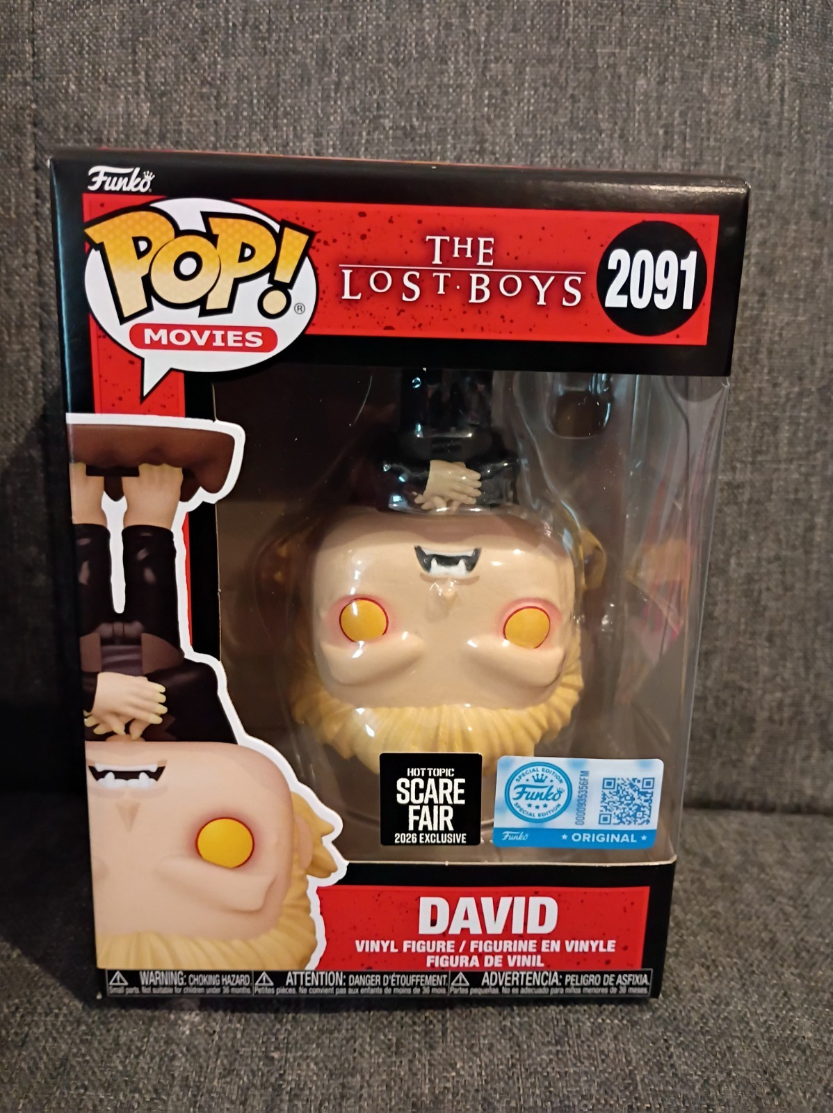 Funko Pop The Lost Boys David Scare Fair 2026 Hot Topic In HAND Funko Pop The Lost Boys David Scare Fair 2026 Hot Topic In HAND