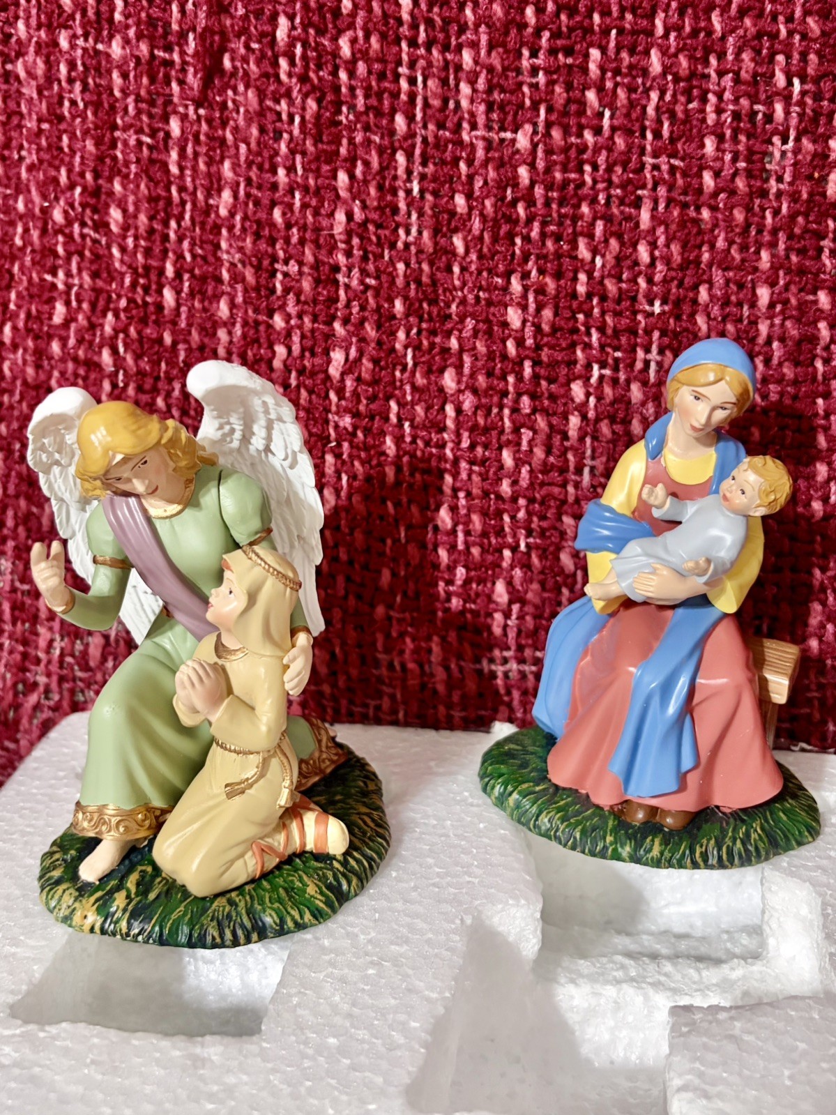 Hawthorne Village Nativity Garland Do You See What I See & Beautiful Child COA Hawthorne Village Nativity Garland Do You See What I See & Beautiful Child COA